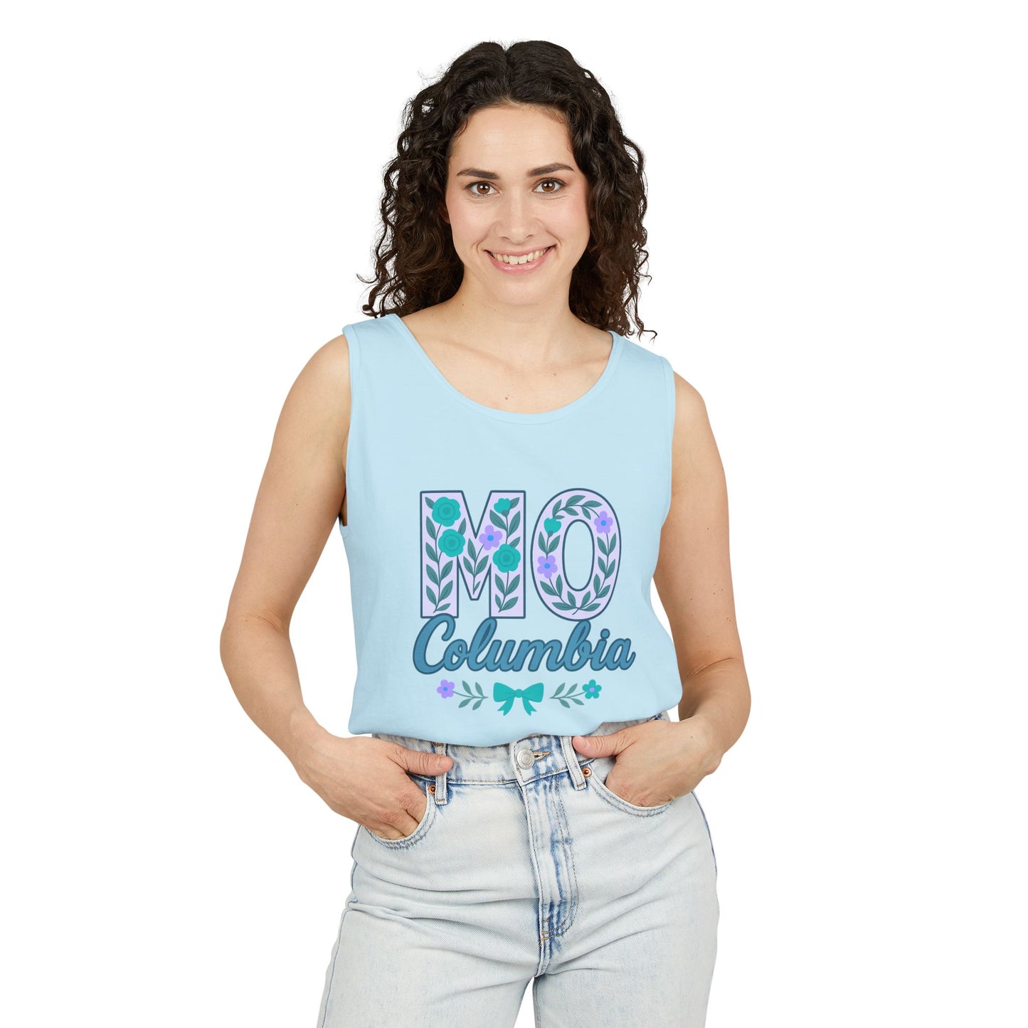 Missouri State Pride Tank Top, Unisex Summer Shirt, Columbia MO Graphic Tee, Comfort Colors, Graduation Gift