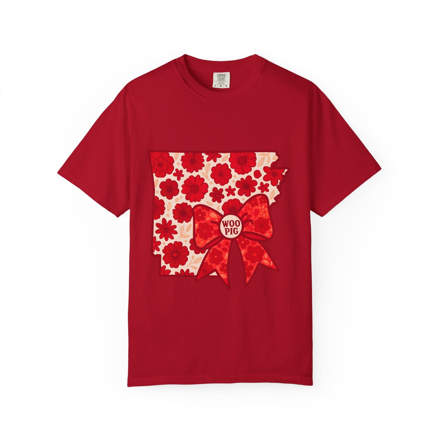 Arkansas Floral T-shirt - Women's & Men's Gift, Summer Tee, State Pride Shirt, Comfort Colors