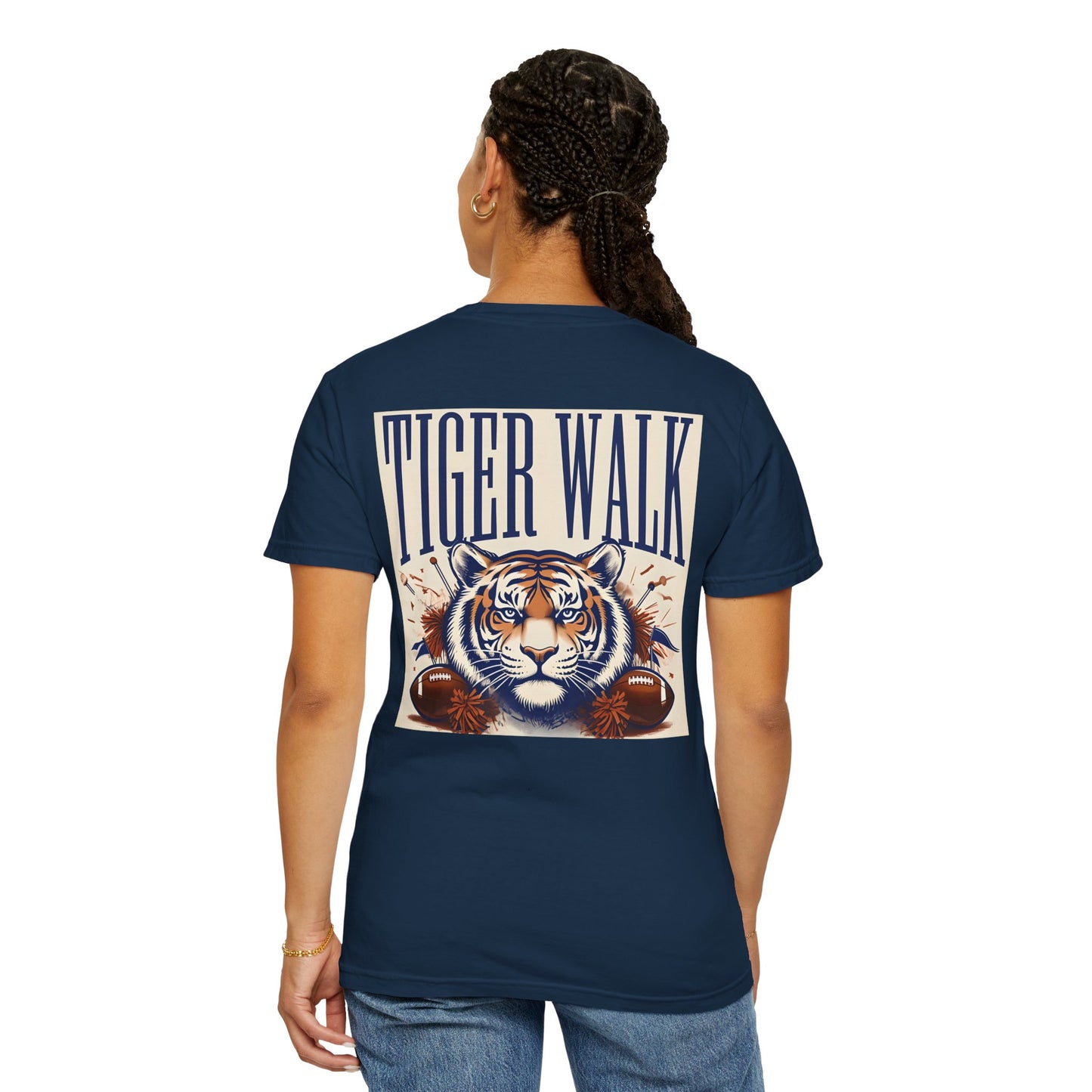 War Eagle Tiger Walk Unisex T-Shirt, Casual Tee, College Apparel, Game Day Shirt, Sports Fan Gear, Gift for Auburn Fans