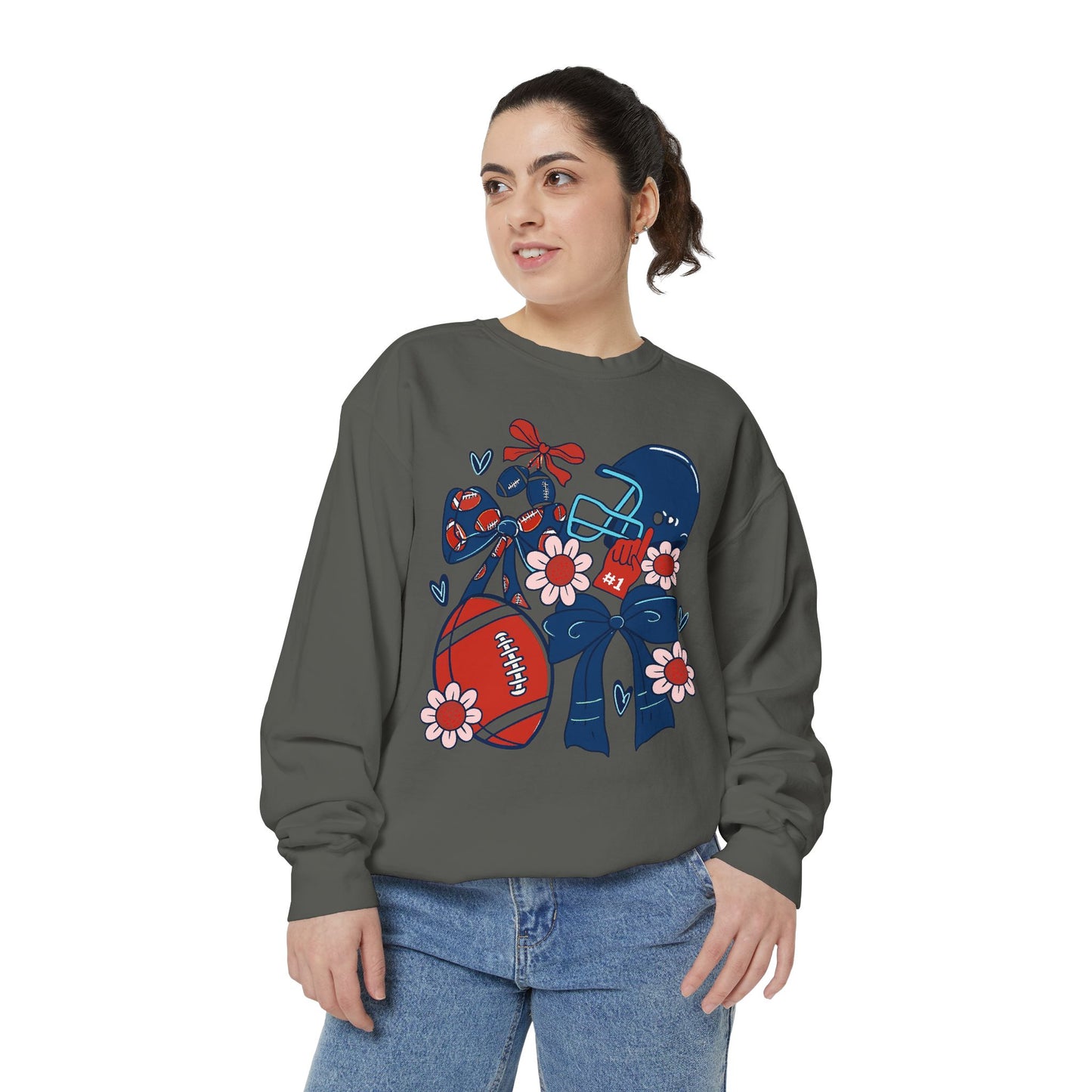 Football Game Day Unisex Sweatshirt - Comfort Colors