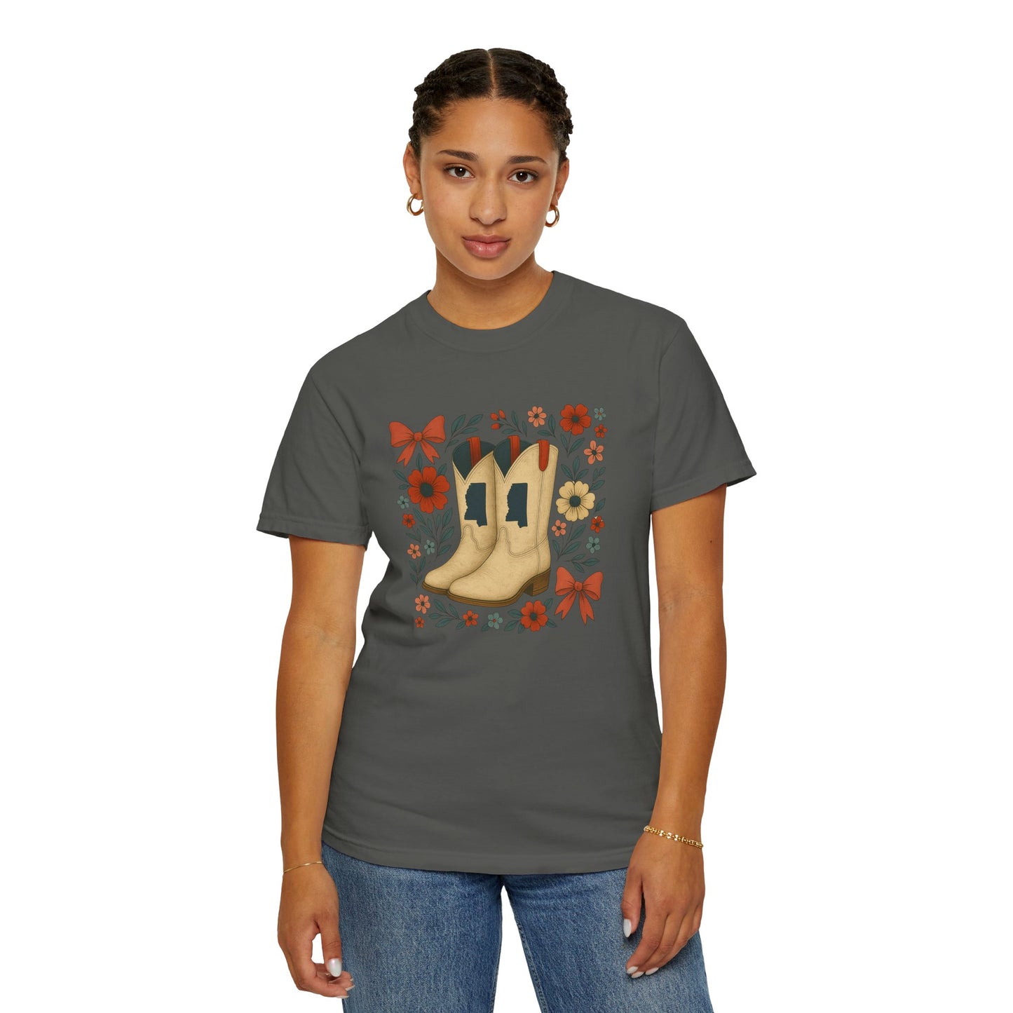 Mississippi Coquette Bow Unisex Tee - Ole Miss Fan Gift