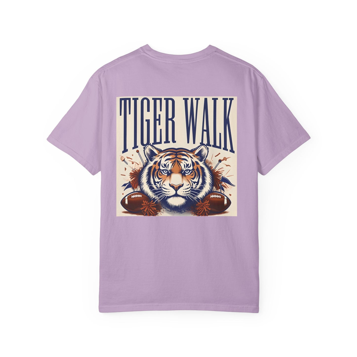 War Eagle Tiger Walk Unisex T-Shirt, Casual Tee, College Apparel, Game Day Shirt, Sports Fan Gear, Gift for Auburn Fans