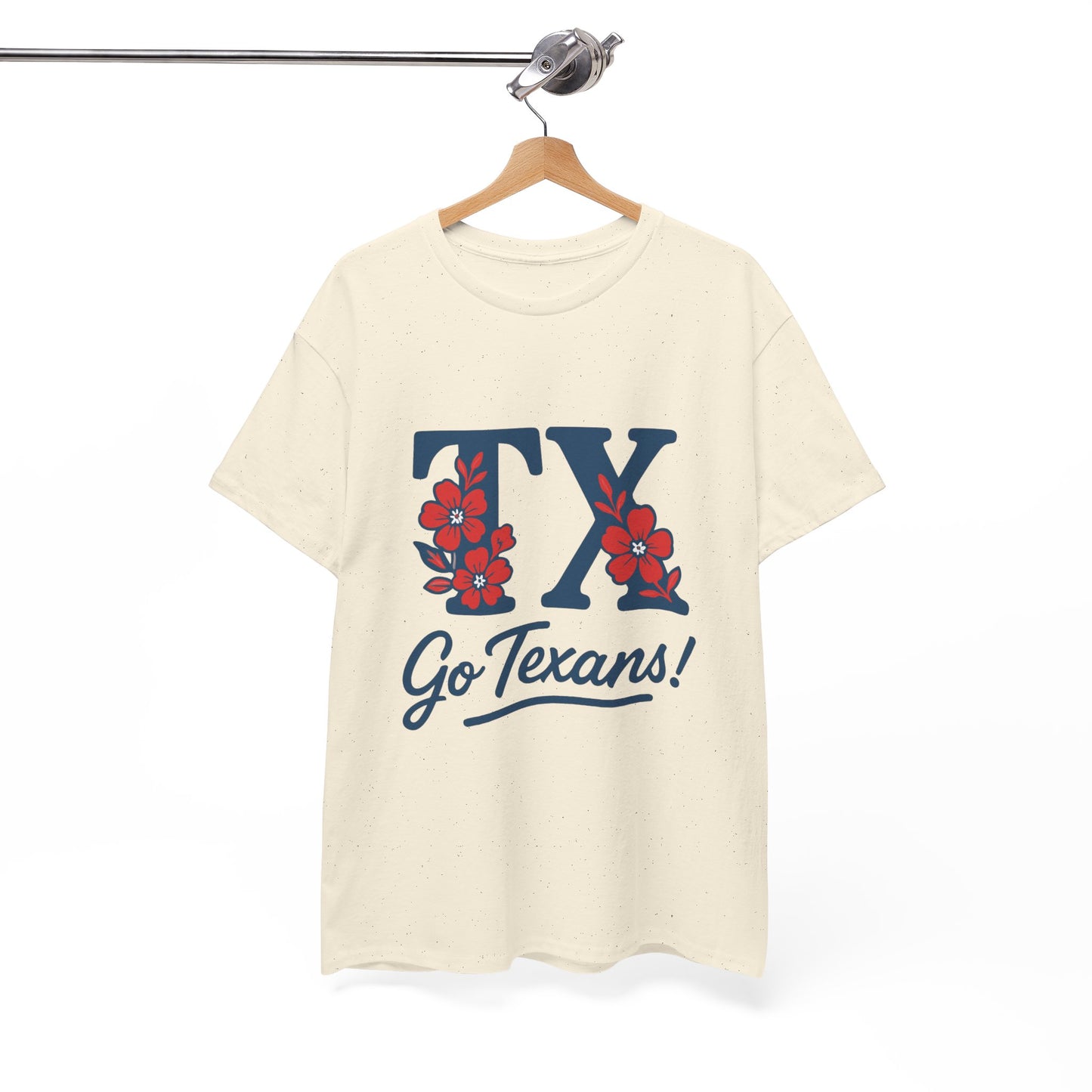 Texas Pride Unisex Cotton Tee | Go Texans! T-Shirt, Casual Wear, Game Day Shirt, Gift for Fans, Spring/Summer Style