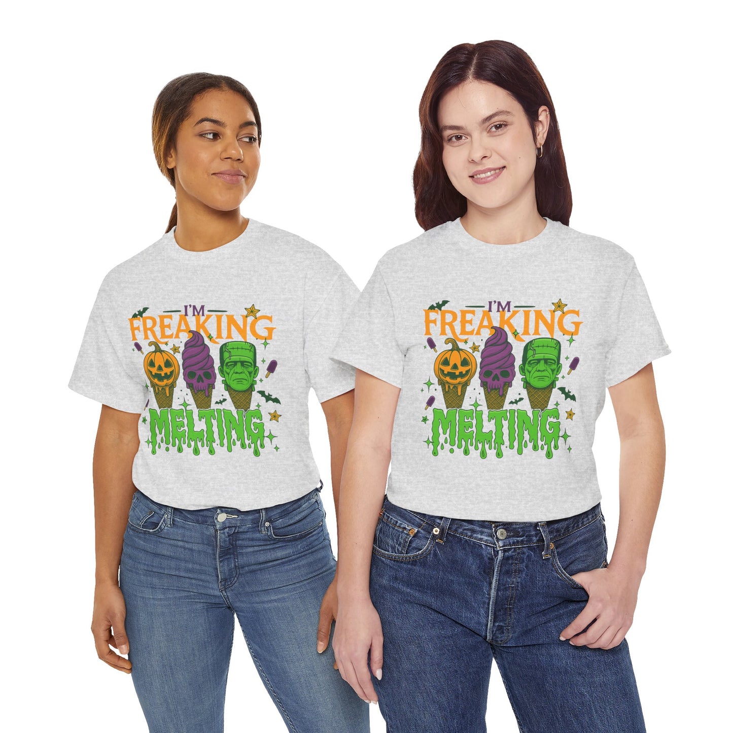 Halloween Unisex Heavy Cotton Tee, Fun Fall Shirt, Halloween Costume Top, Spooky Party Tee, Trick or Treat Apparel