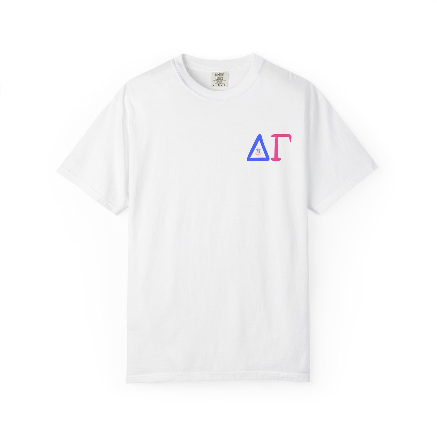 Delta Gamma Unisex Garment-Dyed T-Shirt, Sorority Pride Shirt, Nautical Design Tee, Perfect for Recruitment and Celebrations, Gift Idea