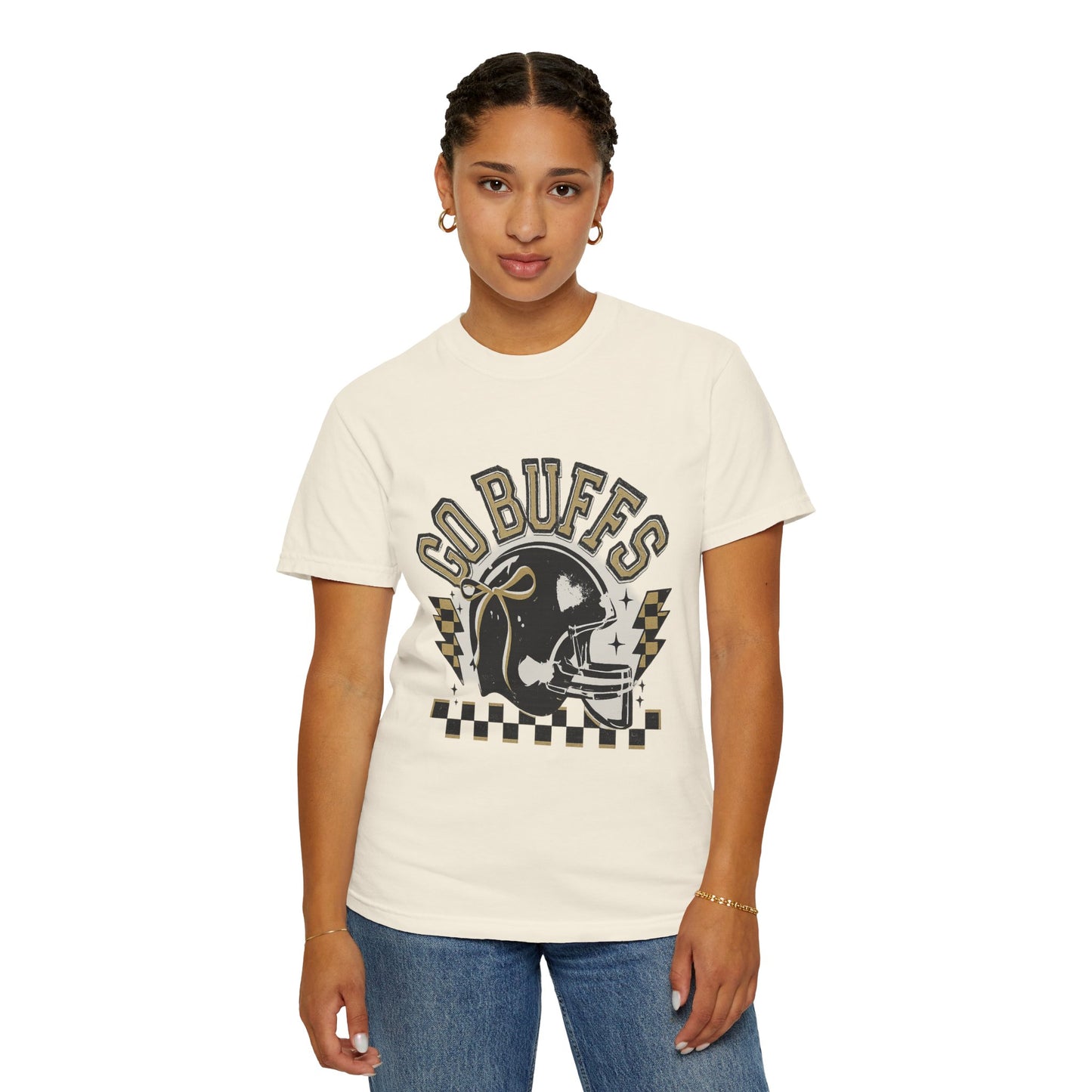 Vintage Sports Fan T-Shirt - Go Buffs Graphic Tee