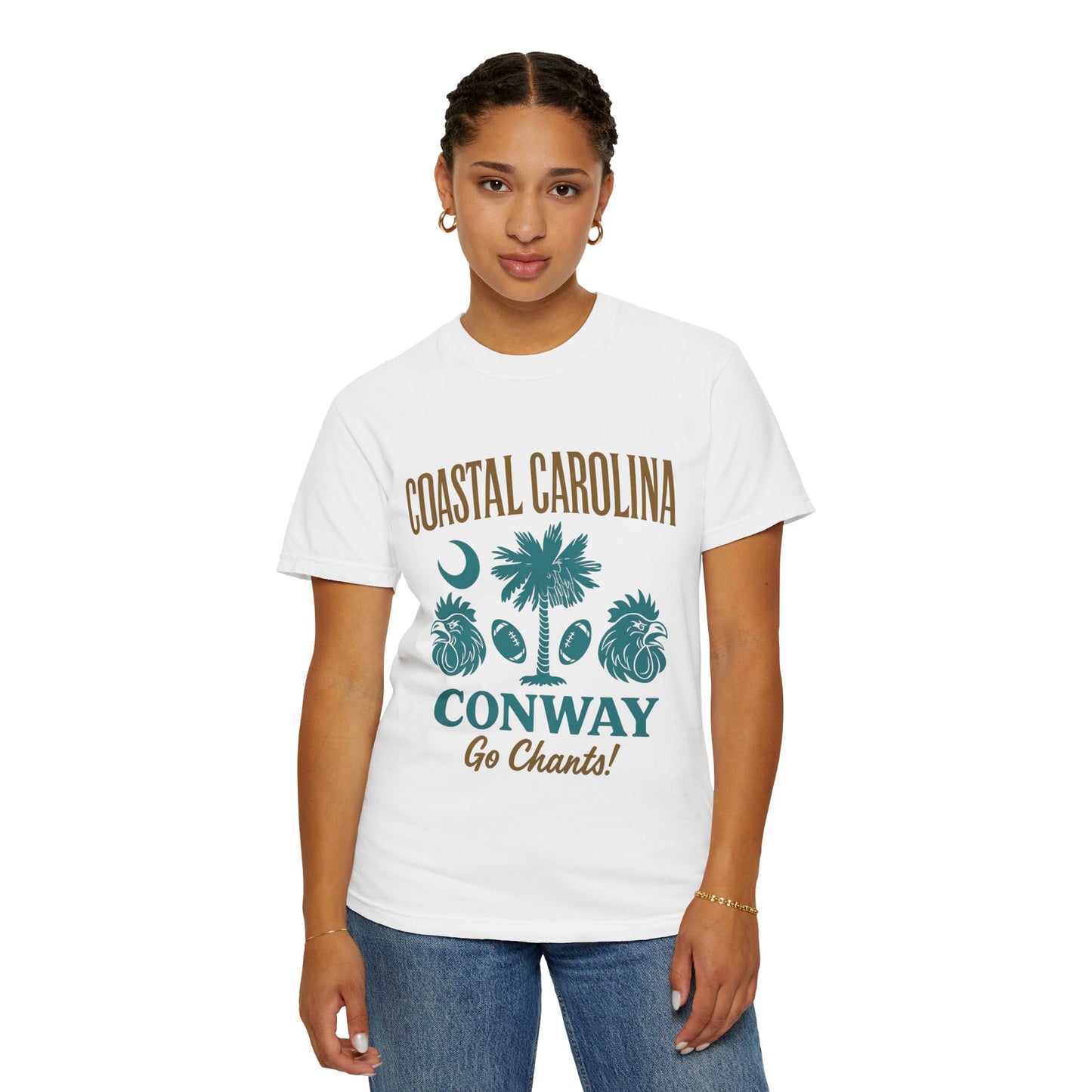 Go Chants T-Shirt, Unisex Garment-Dyed Tee, Beachwear, College Apparel, Summer Vibes