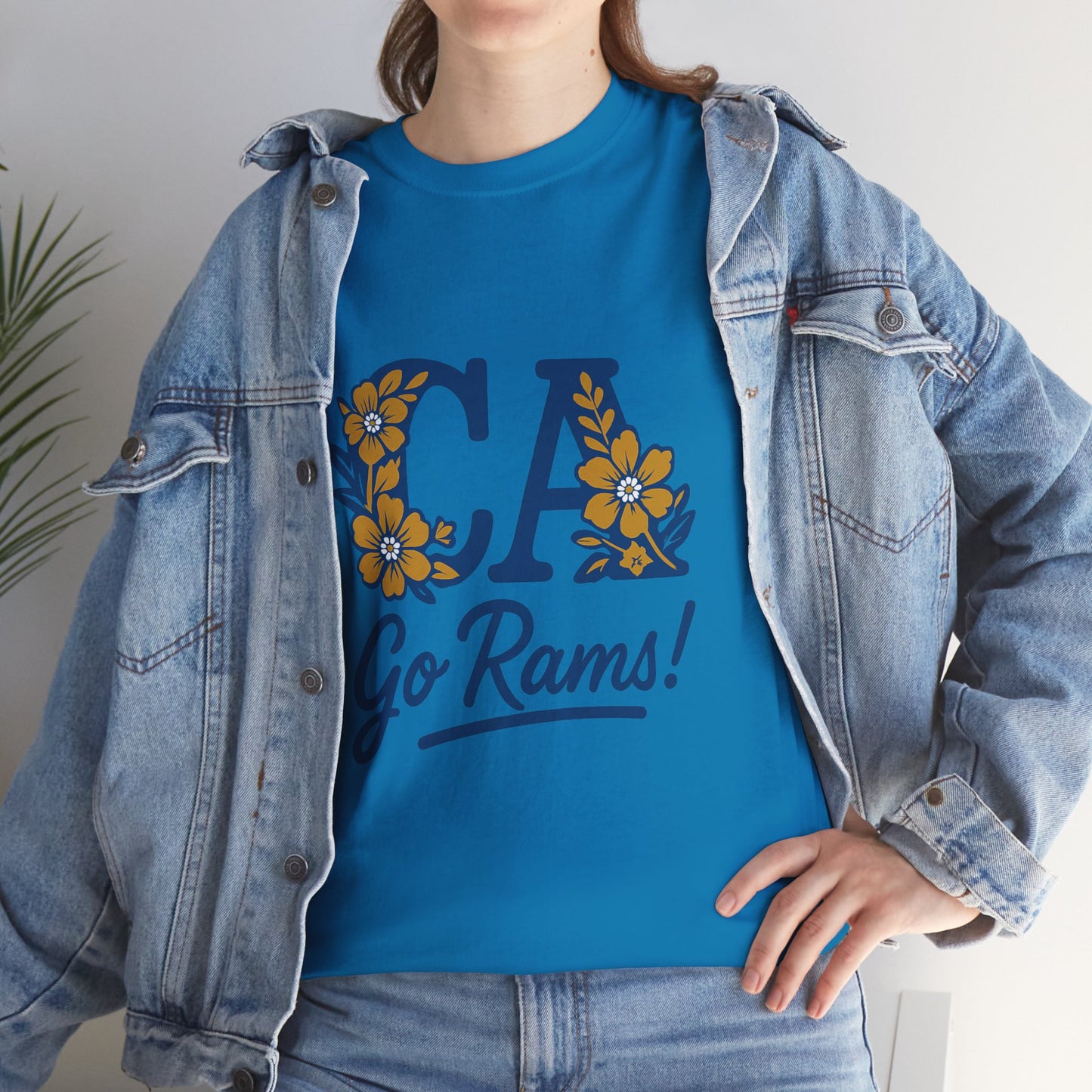 CA Rams Floral Tee
