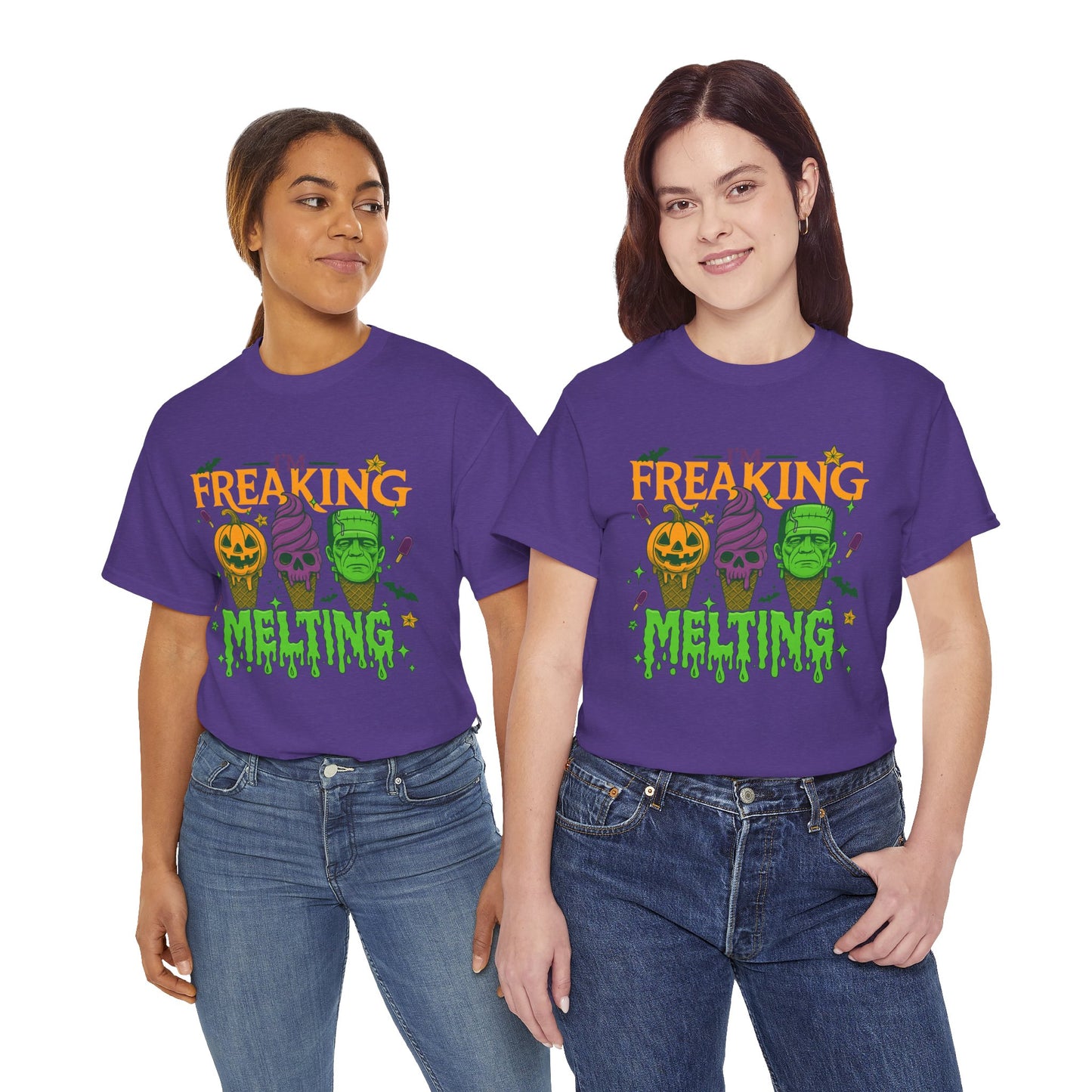 Halloween Unisex Heavy Cotton Tee, Fun Fall Shirt, Halloween Costume Top, Spooky Party Tee, Trick or Treat Apparel