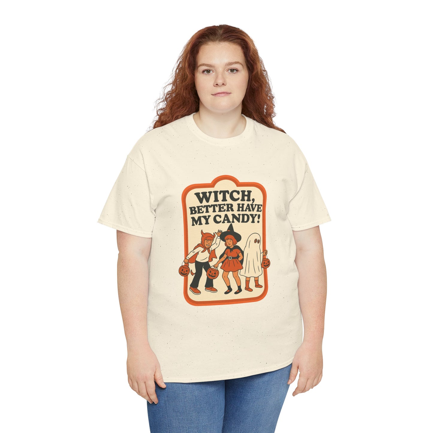 Halloween Witch Candy Tee - Unisex Cotton Shirt