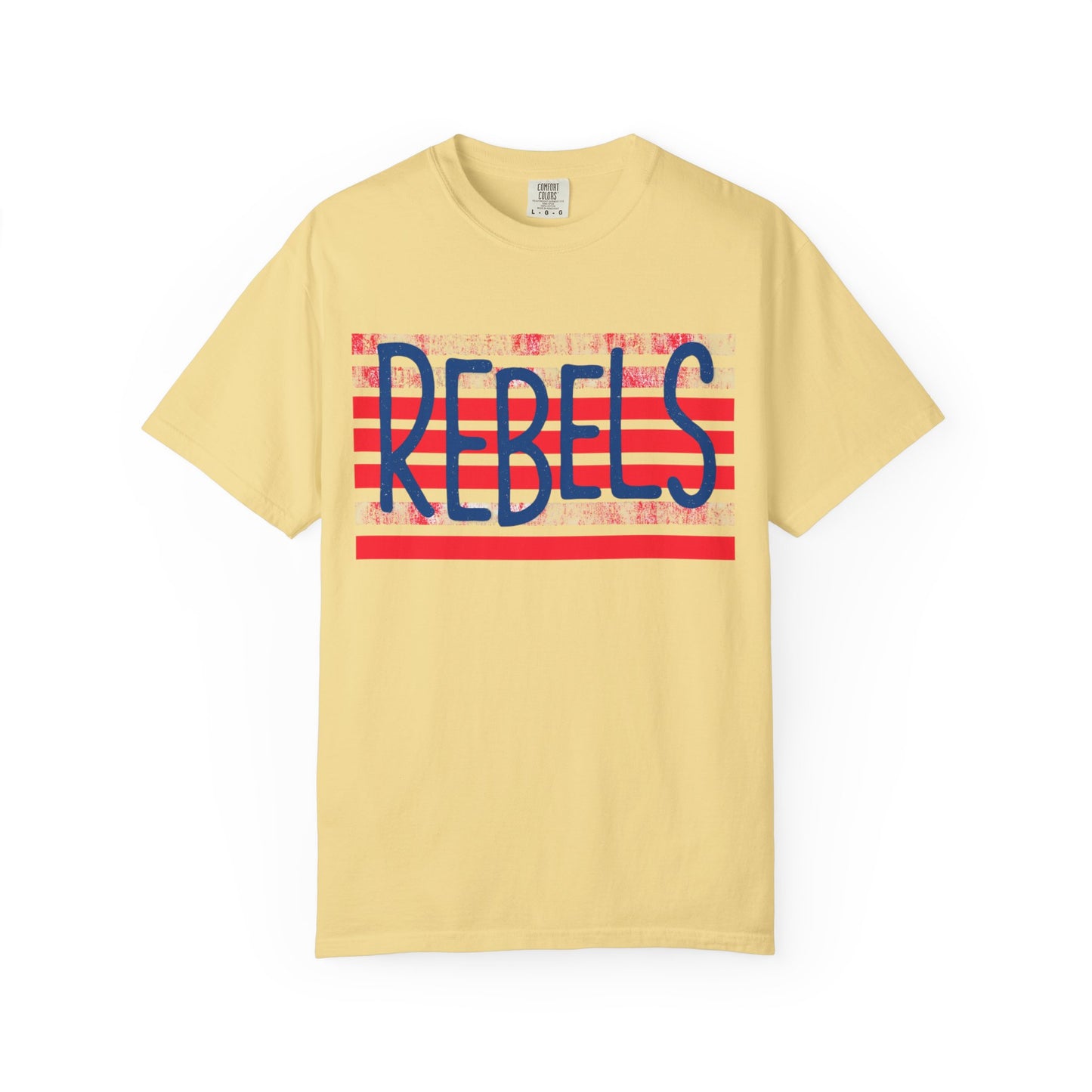 Rebels T-Shirt, Vintage Style Tee, Unisex Graphic Shirt, Summer Fashion, Independence Day Apparel, Football Game Day, Hotty Toddy