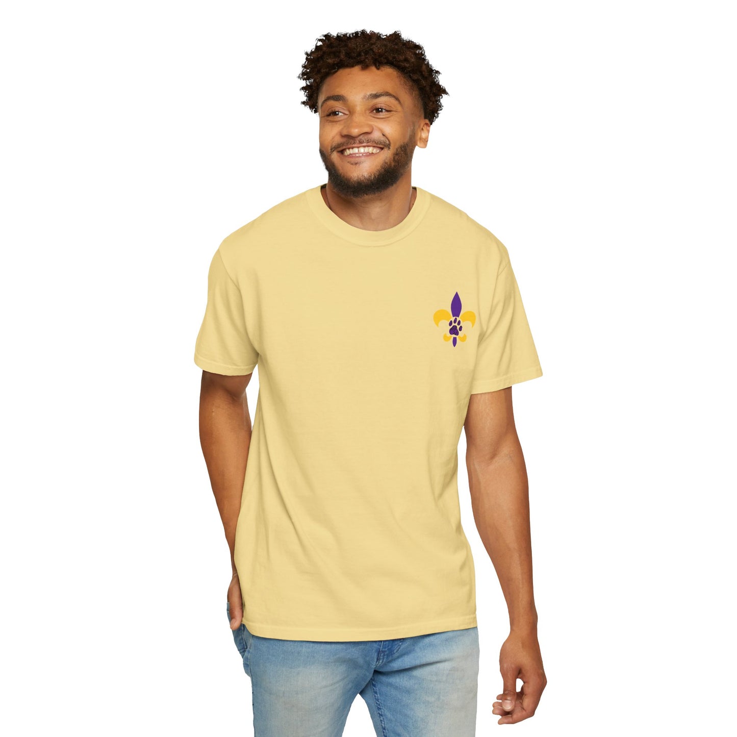 Baton Rouge Spirit T-Shirt - Unisex Garment-Dyed Tee for Game Day, College Football, Mardi Gras, Team Pride, Casual Wear
