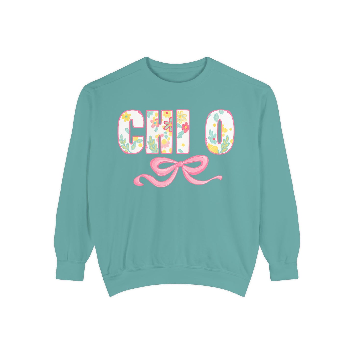 Colorful Floral Chill O Unisex Sweatshirt | Spring Fashion, Gift for Her