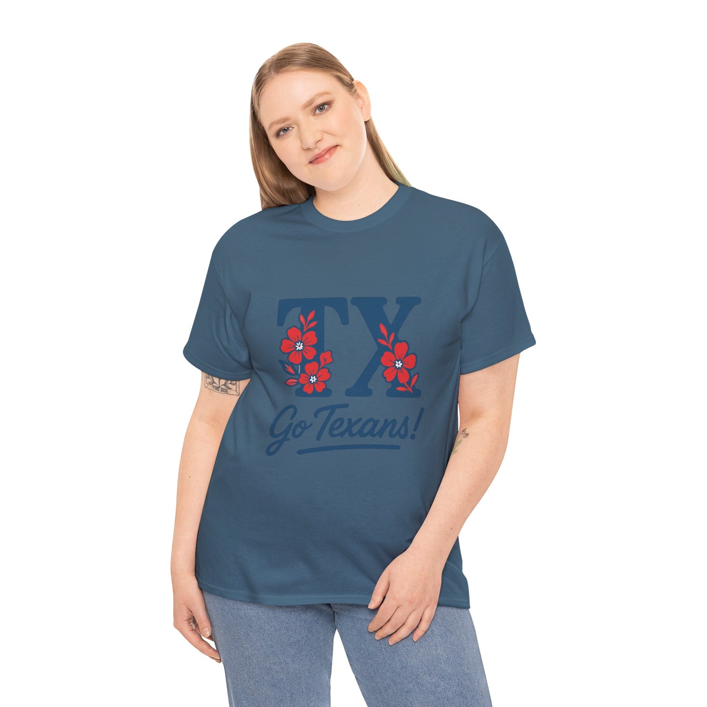 Texas Pride Unisex Cotton Tee | Go Texans! T-Shirt, Casual Wear, Game Day Shirt, Gift for Fans, Spring/Summer Style