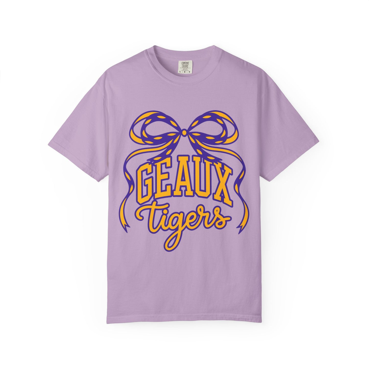 Géaux Tigers Garment-Dyed T-Shirt, Unisex Tee, LSU Spirit Wear, College Apparel, Game Day Outfit, Casual Style