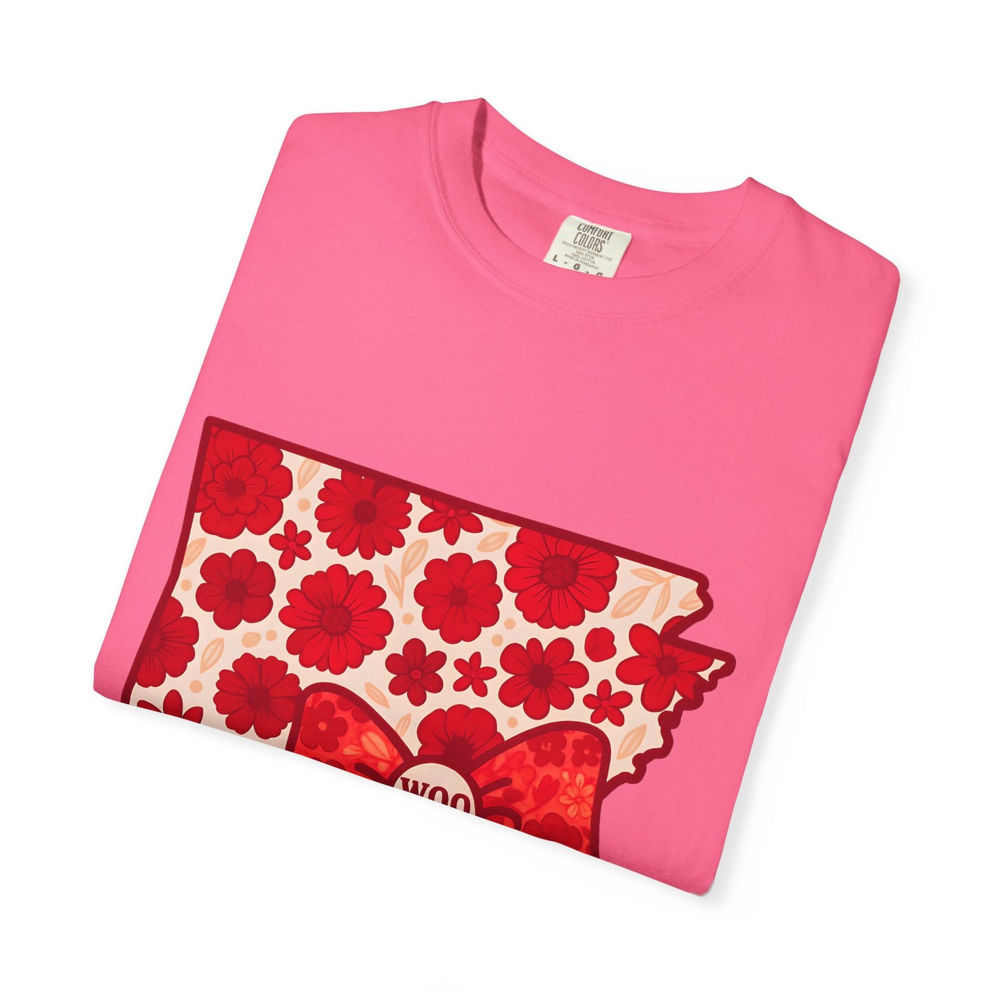 Arkansas Floral T-shirt - Women's & Men's Gift, Summer Tee, State Pride Shirt, Comfort Colors