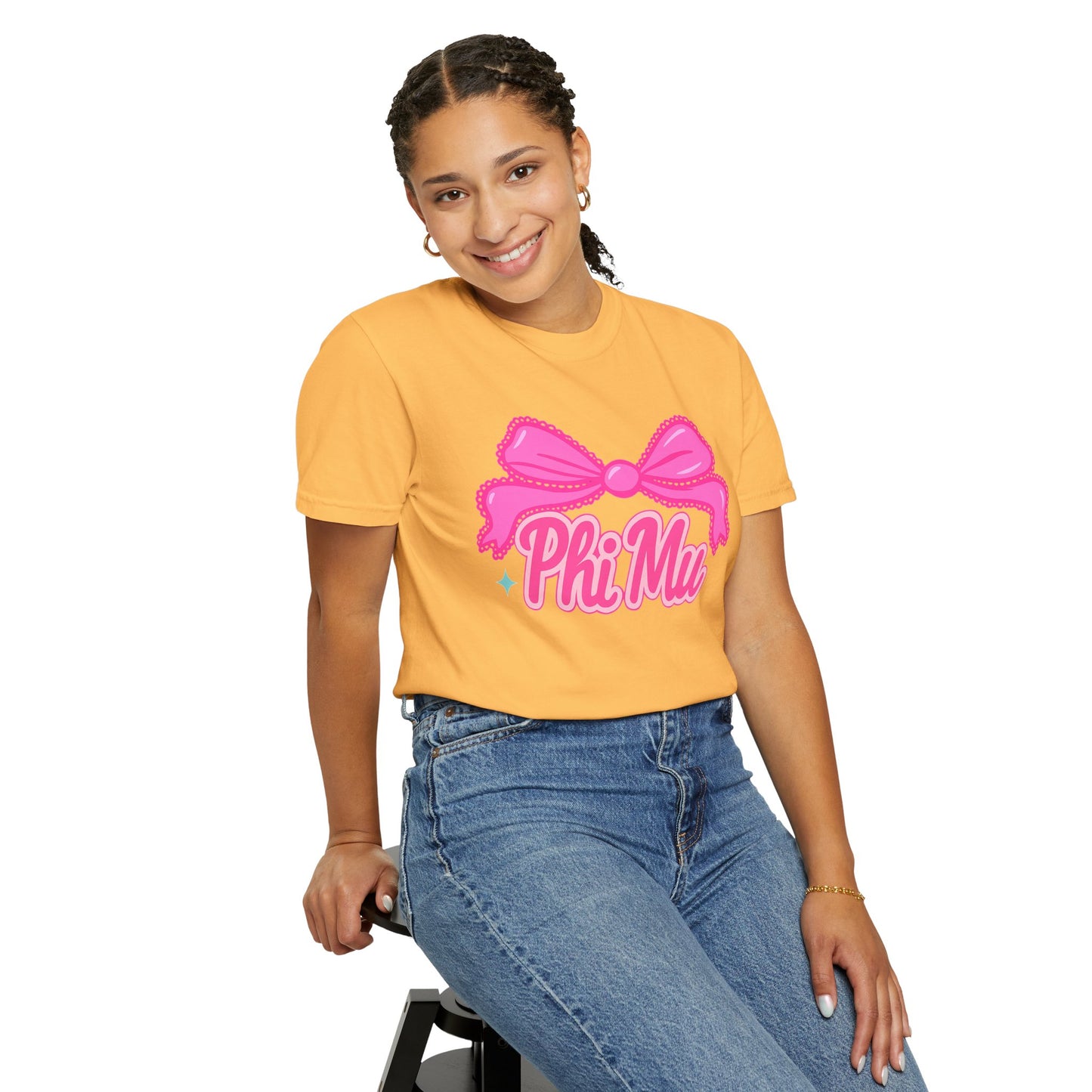PhiMu Bow Pink Sorority T-Shirt