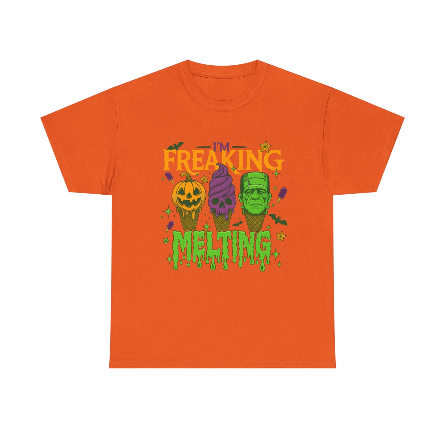 Halloween Unisex Heavy Cotton Tee, Fun Fall Shirt, Halloween Costume Top, Spooky Party Tee, Trick or Treat Apparel