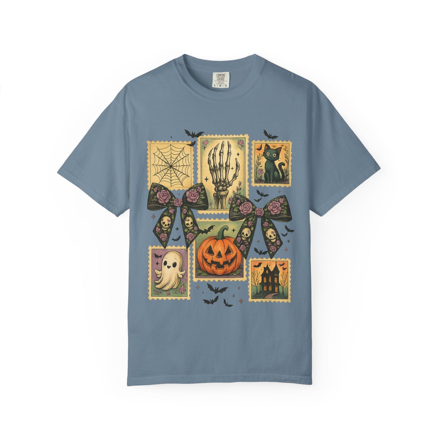 Halloween-Themed Unisex T-Shirt - Spooky Vibes for Fall Celebrations, Ghost Lovers Gift, Costume Party Essential, Cozy Autumn Tee