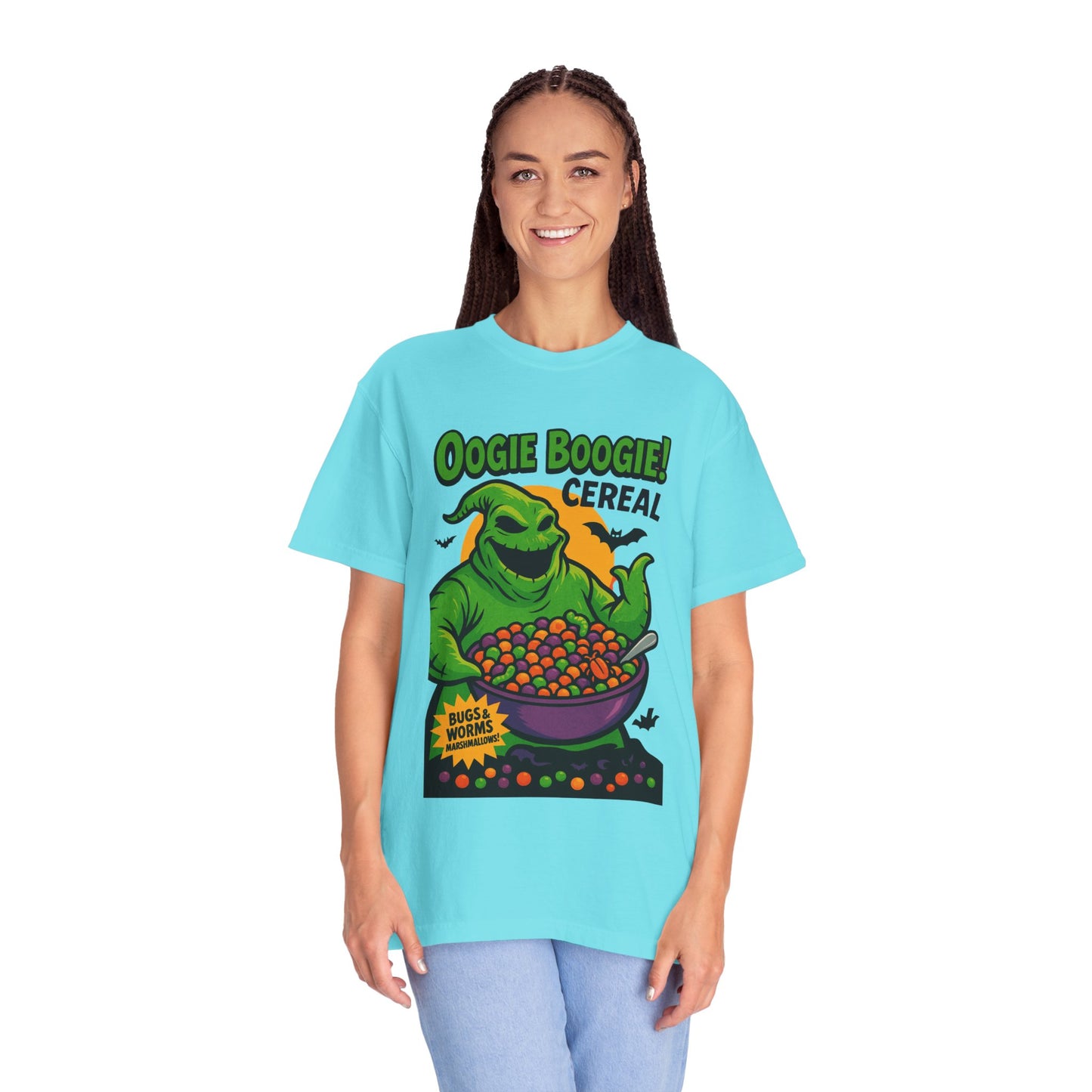 Oogie Boogie Cereal Unisex T-Shirt, Halloween Tee, Cartoon Apparel, Gifts for Fans, Unique Graphic Shirt, Spooky Style