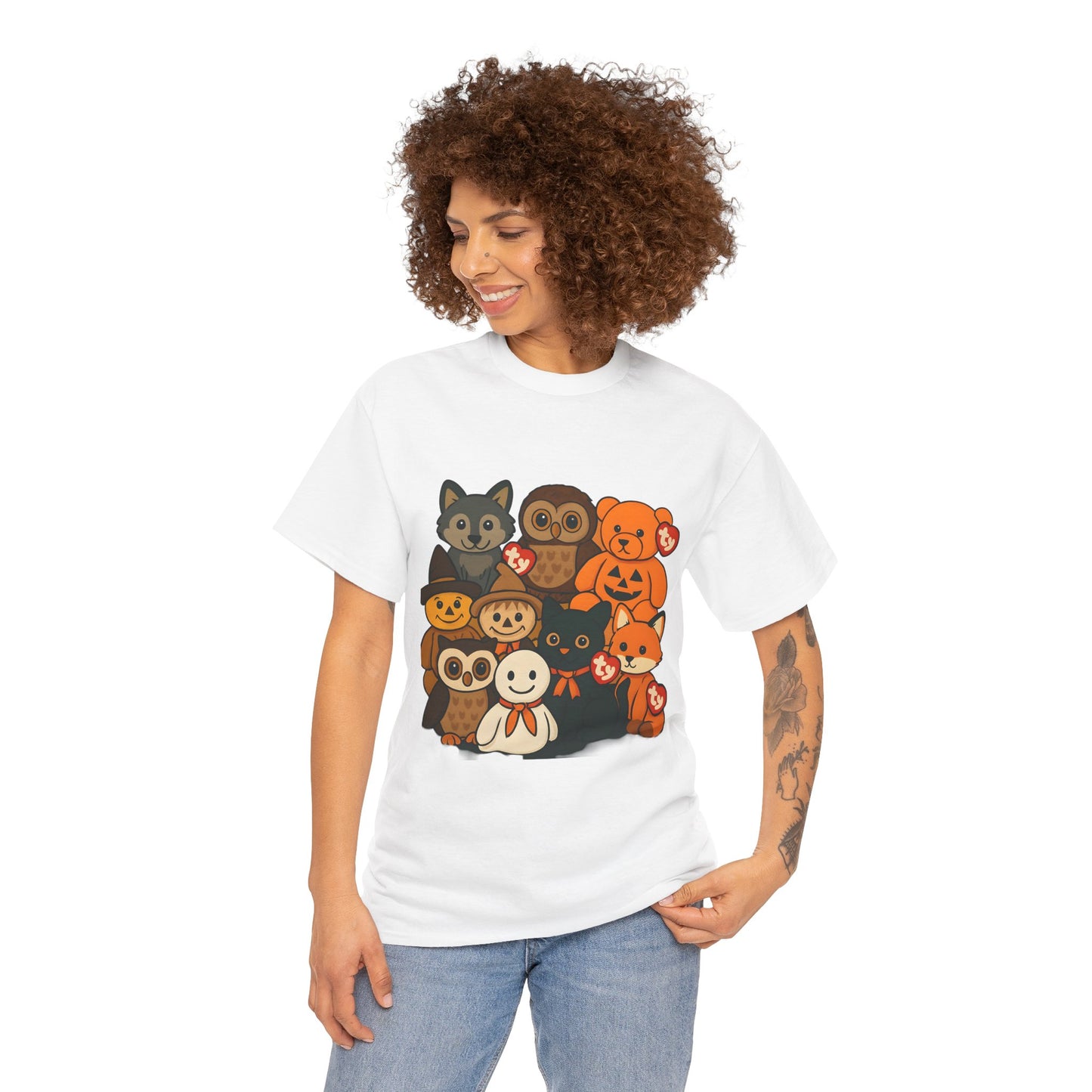 Halloween Unisex Tee - Ty Beanie Babies Design