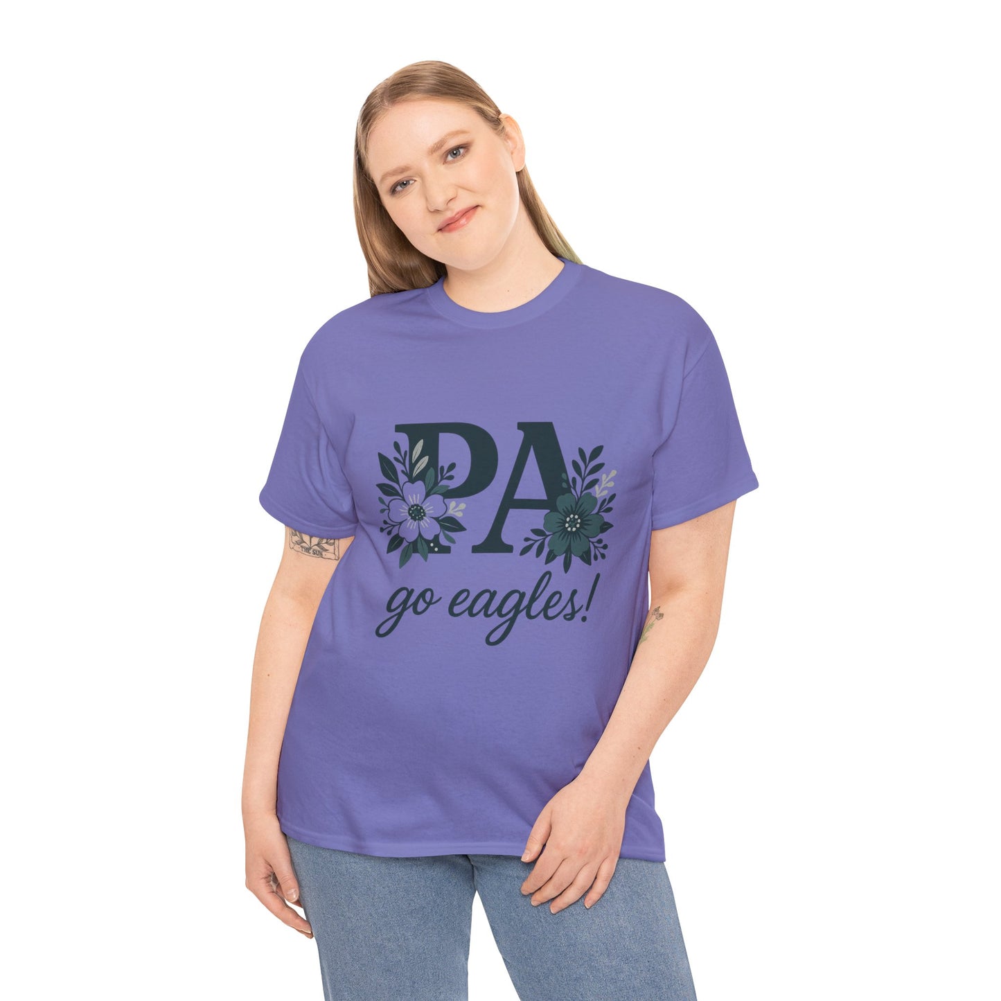 Floral PA Eagles Tee