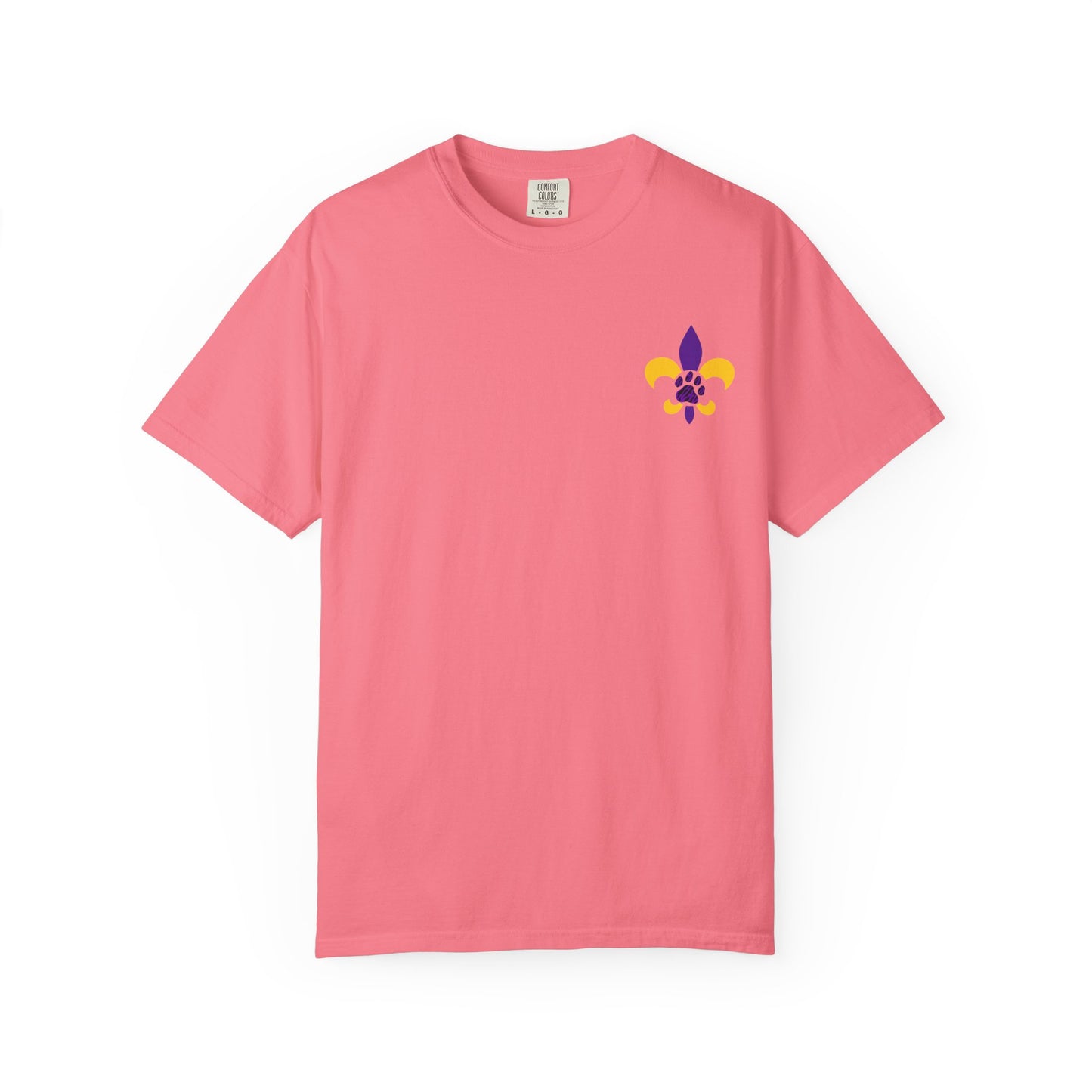 Baton Rouge Spirit T-Shirt - Unisex Garment-Dyed Tee for Game Day, College Football, Mardi Gras, Team Pride, Casual Wear