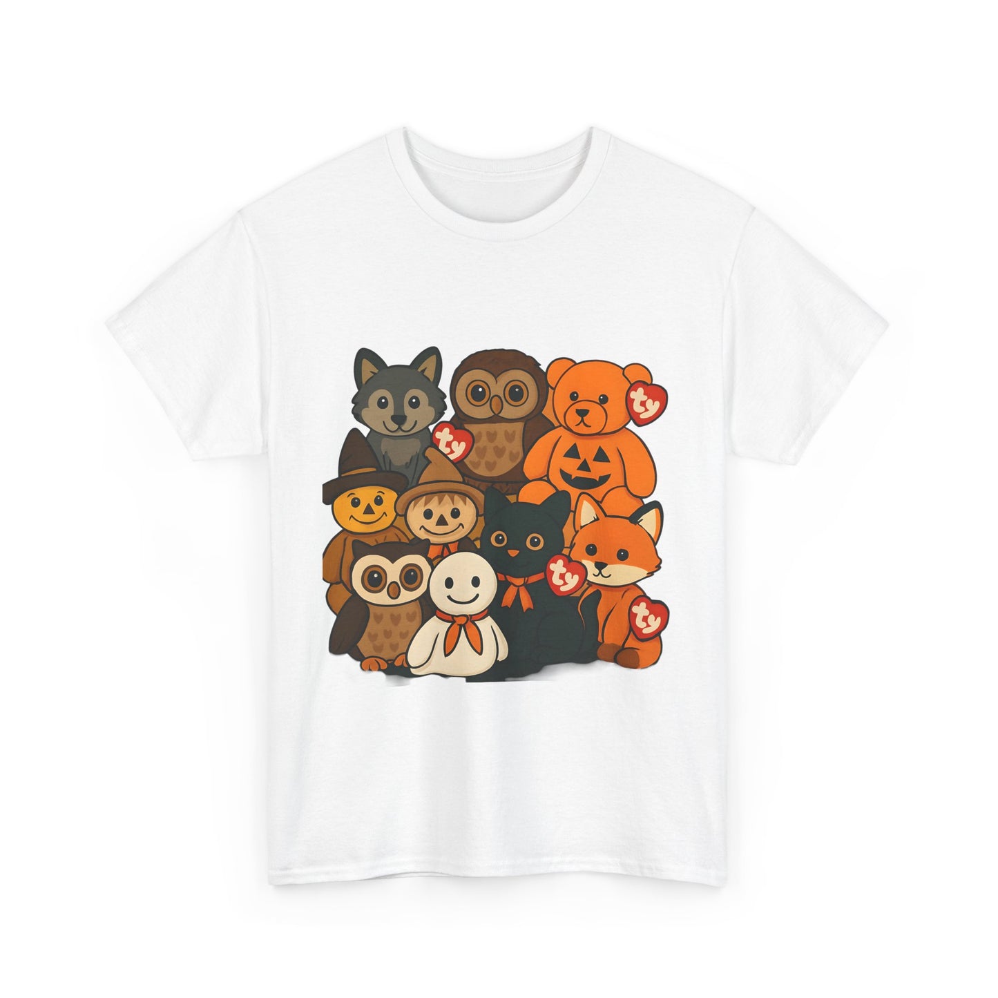 Halloween Unisex Tee - Ty Beanie Babies Design