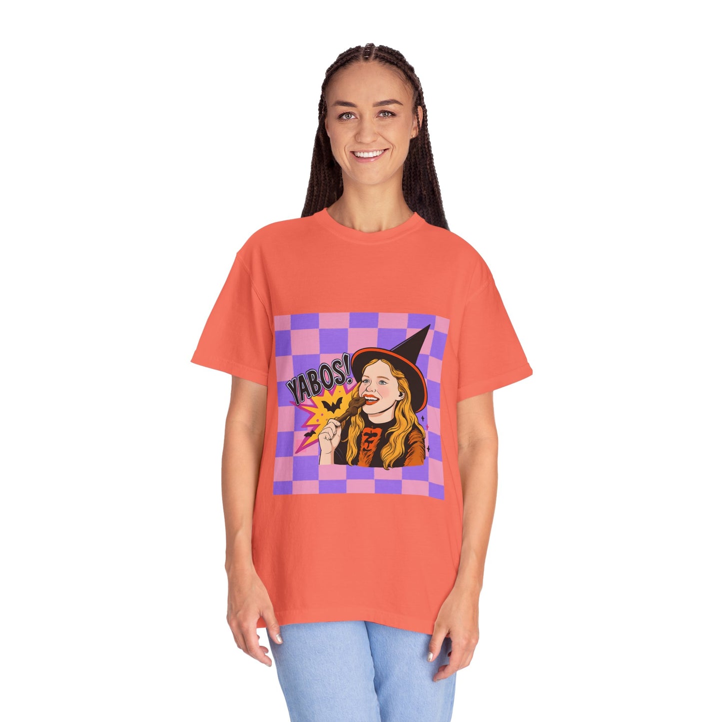 Witchy Vibes T-shirt - Yabos Graphic Tee, Cute Halloween Shirt, Unisex Funny Costume Top, October Celebration Attire, Gift for Witch Lovers