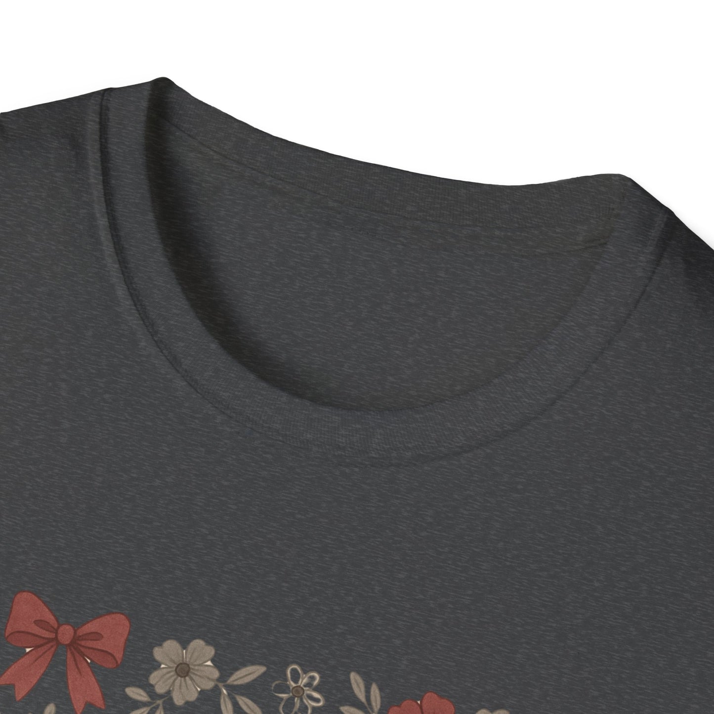 Texas Floral Unisex Softstyle T-Shirt, Vintage Texas Tee, Texas Pride Shirt, Casual Wear, Gift for Texas Lovers, Holiday T-Shirt