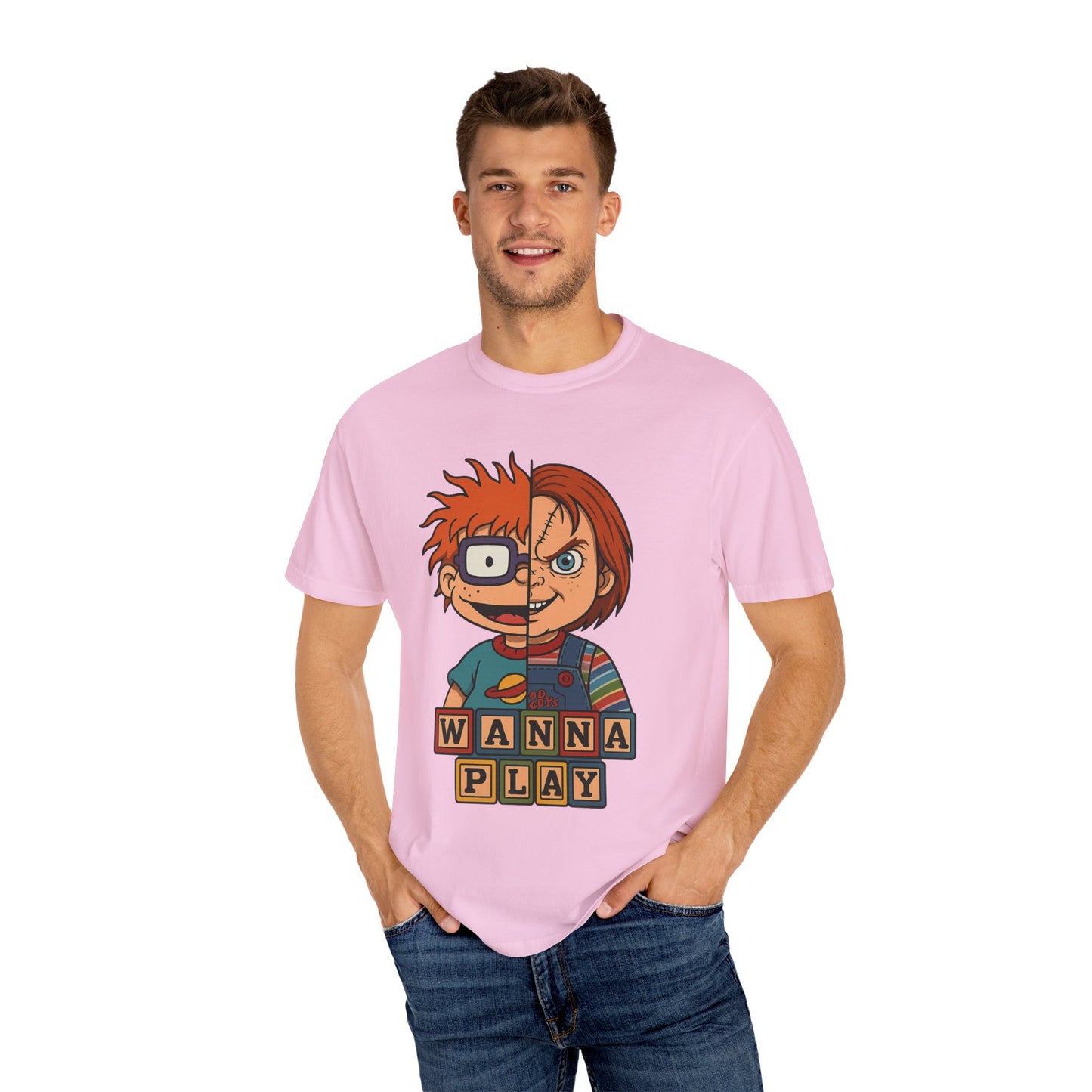 Two Faced Halloween Chucky-Inspired Unisex T-Shirt