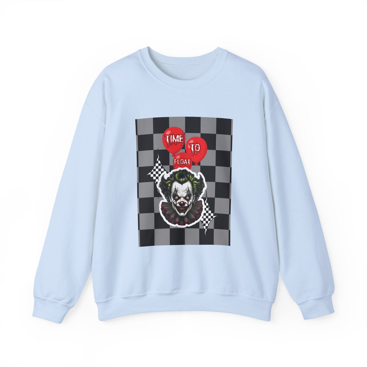 Horror Fan Crewneck Sweatshirt - Time To Float, Love It Or Leave It