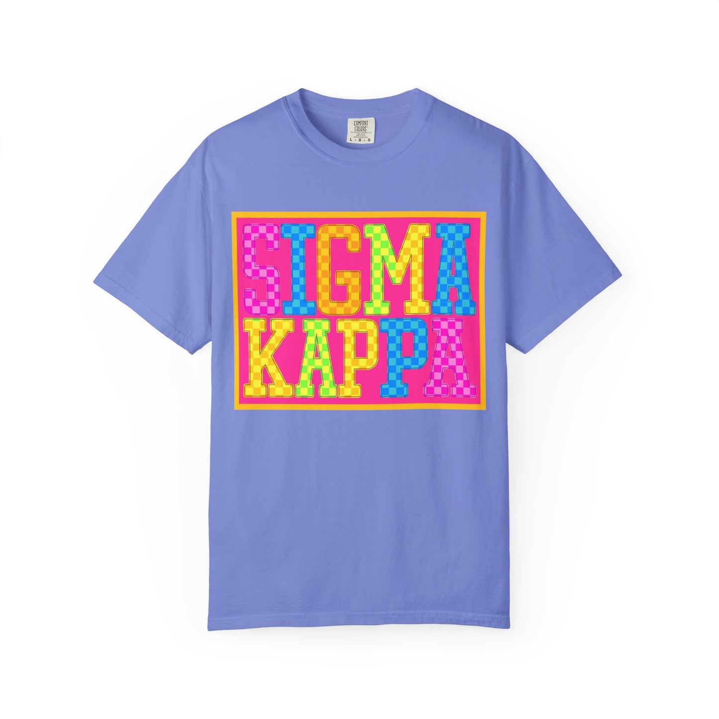 Colorful Sigma Kappa T-Shirt | Sorority Apparel