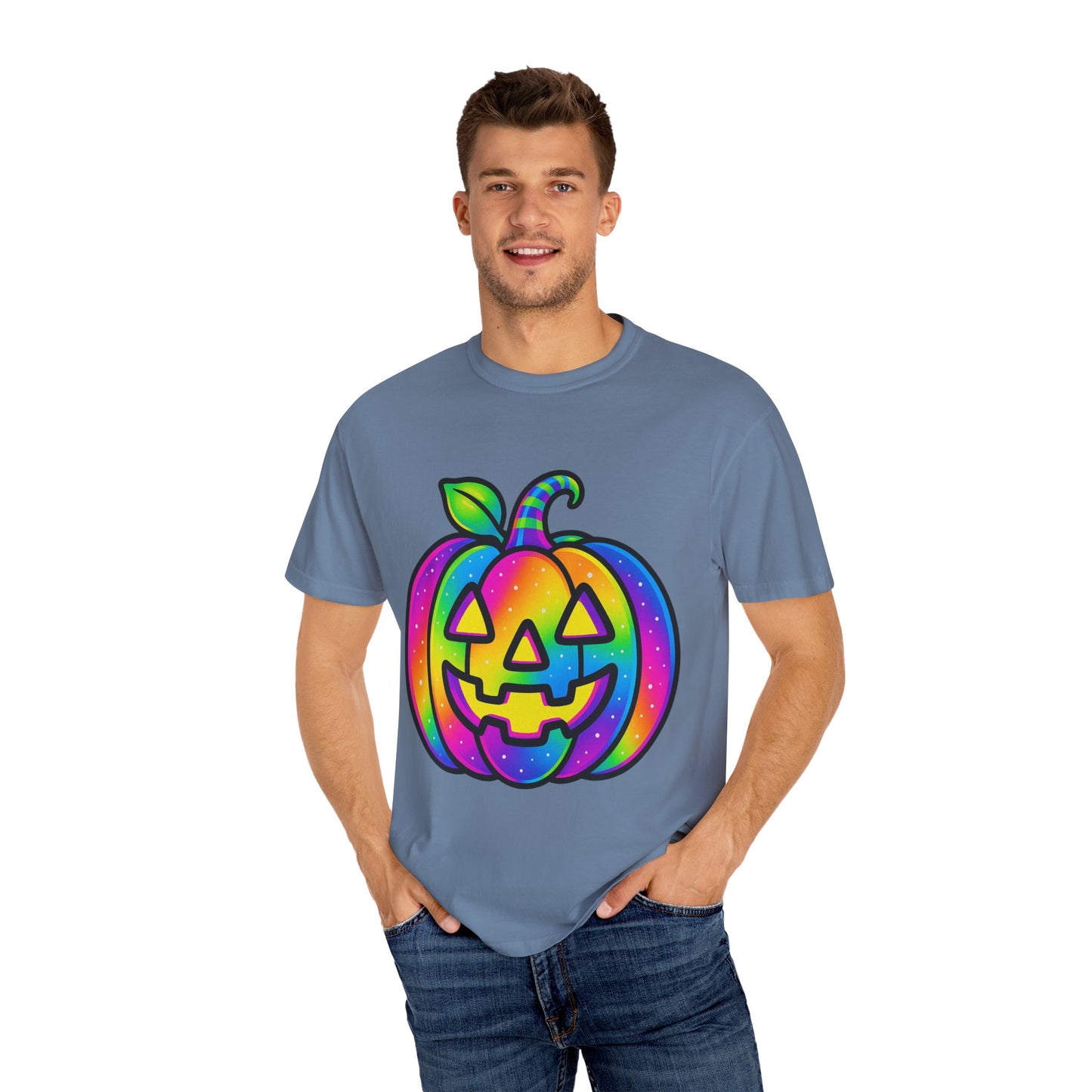 Colorful Pumpkin T-shirt for Halloween