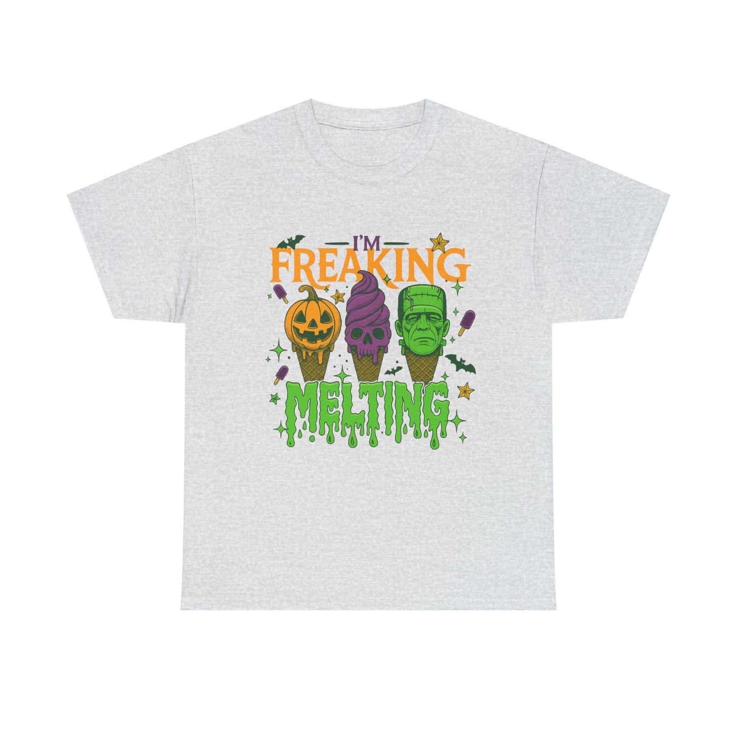 Halloween Unisex Heavy Cotton Tee, Fun Fall Shirt, Halloween Costume Top, Spooky Party Tee, Trick or Treat Apparel