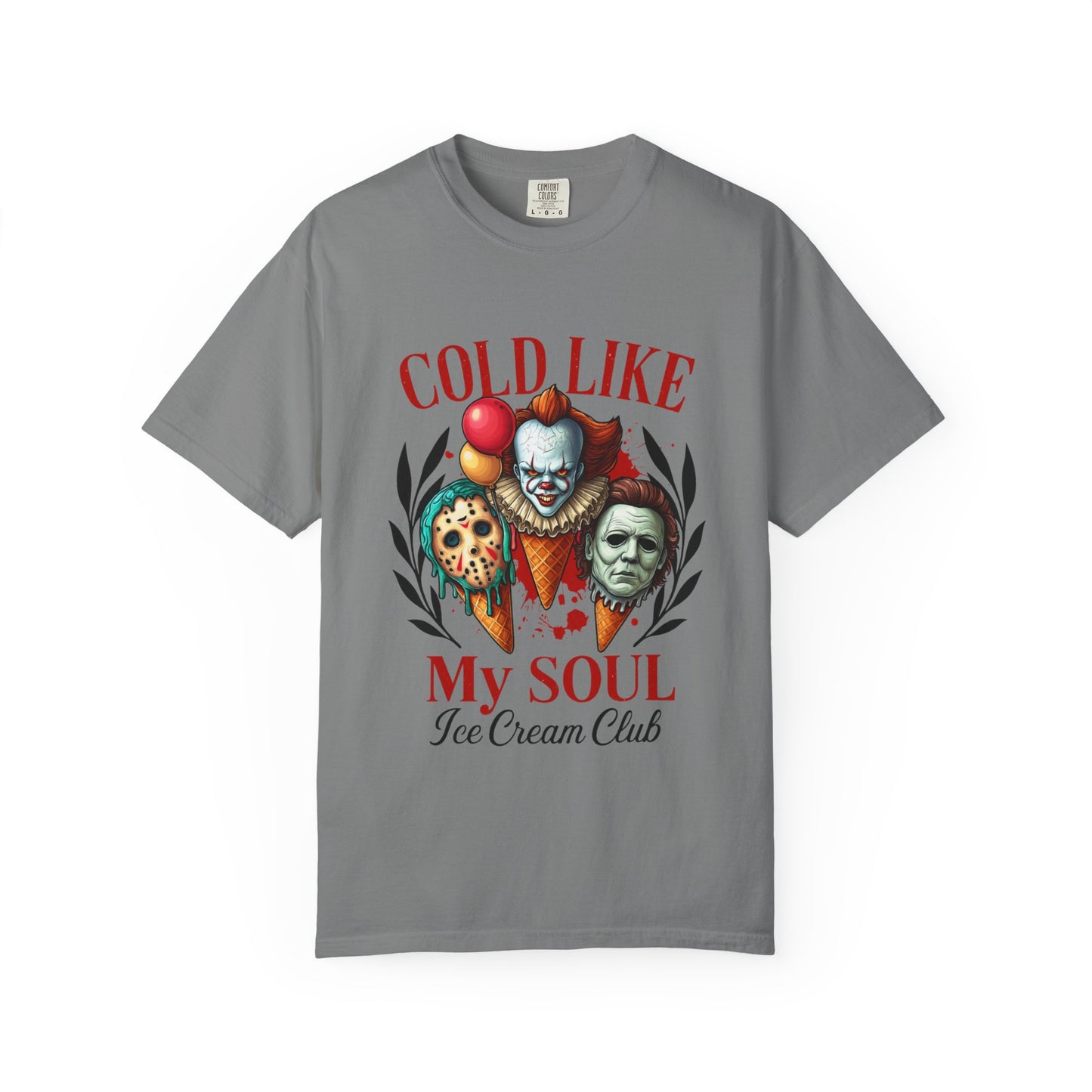 Chilling Soul T-Shirt, Vintage Horror Tee, Unisex Graphic Shirt, Ice Cream Lovers Gift, Fun Movie Merch