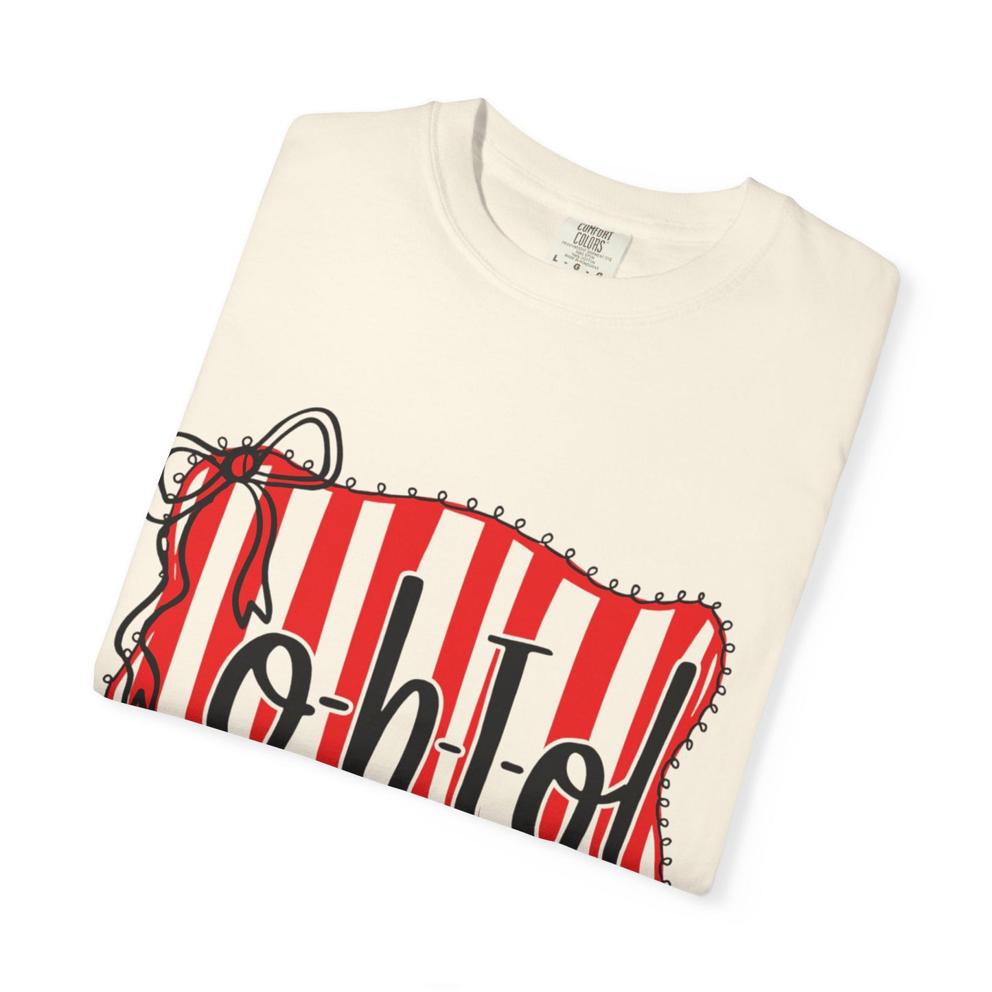 Ohio Stripe T-Shirt - Fun Casual Wear for Columbus Fans