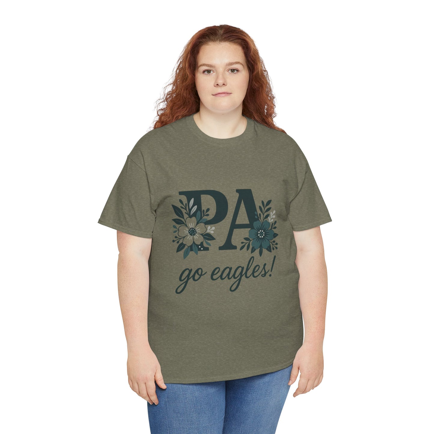 Floral PA Eagles Tee
