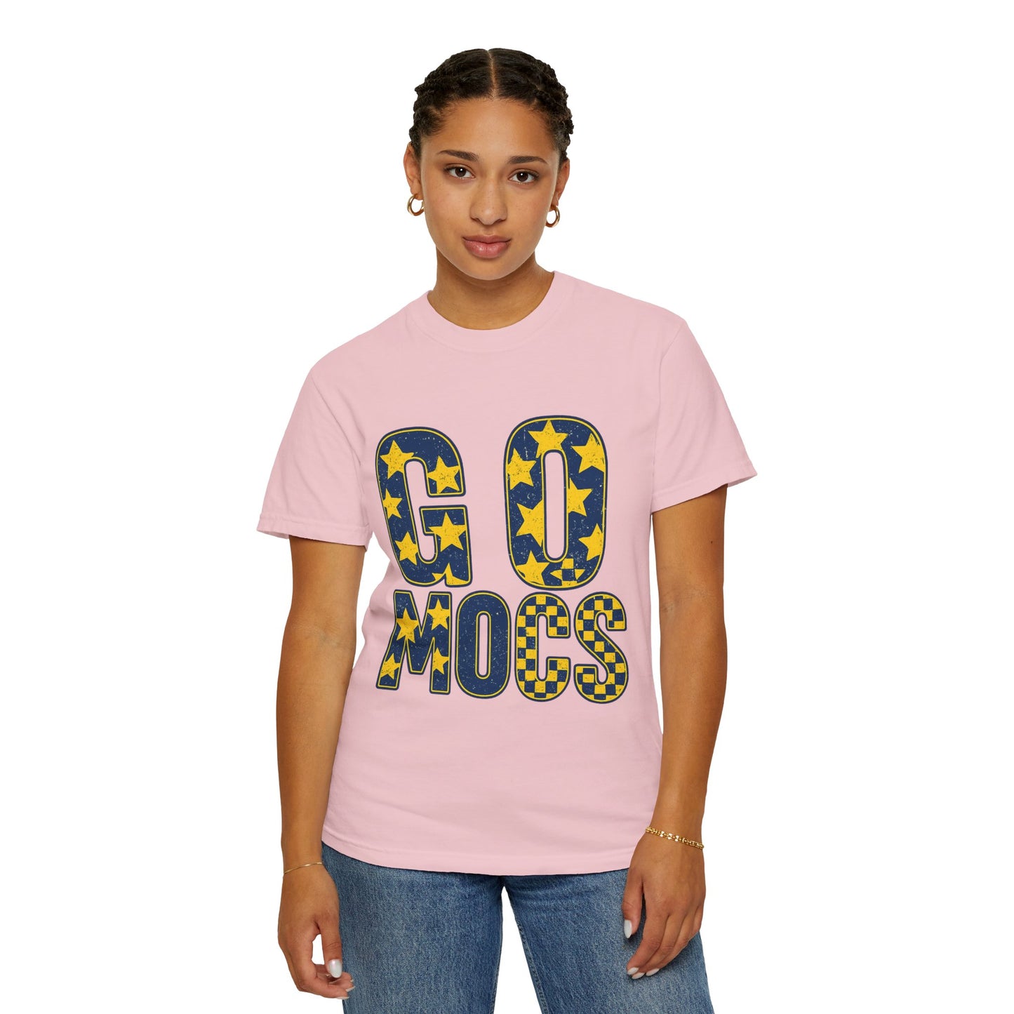Cheerful 'GO MOCS' Unisex T-Shirt