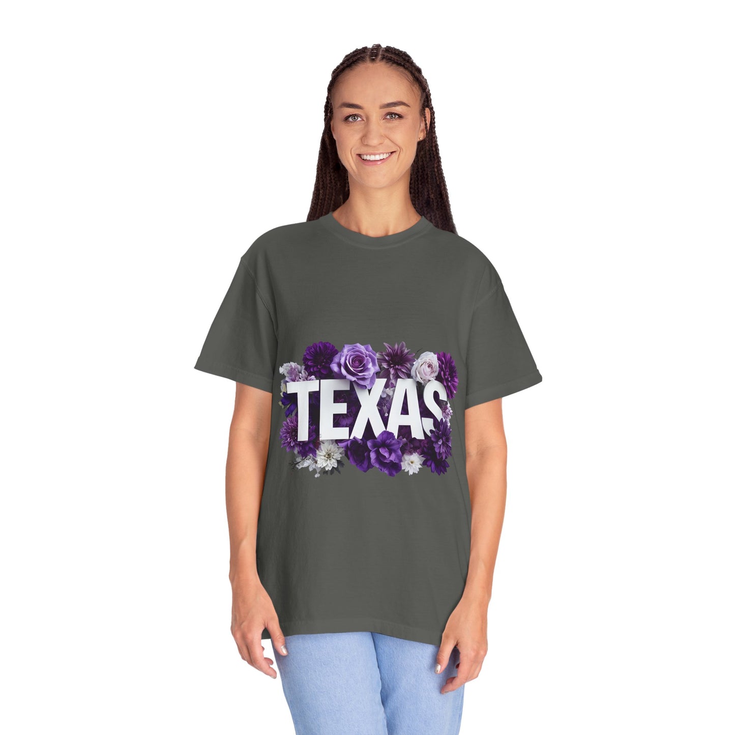 Texas Floral T-Shirt, Unisex Aesthetic Tee, Summer Outfit, Gift for Texan, Casual Style Shirt, Travel Souvenir Shirt