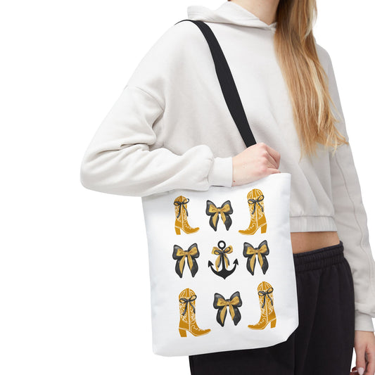 TN Vandy Game Day Tote Bag, Fashion Tote Bag, Perfect for Shopping, Nashville TN, Anchor Down, College Student Gift, Graduation Gift