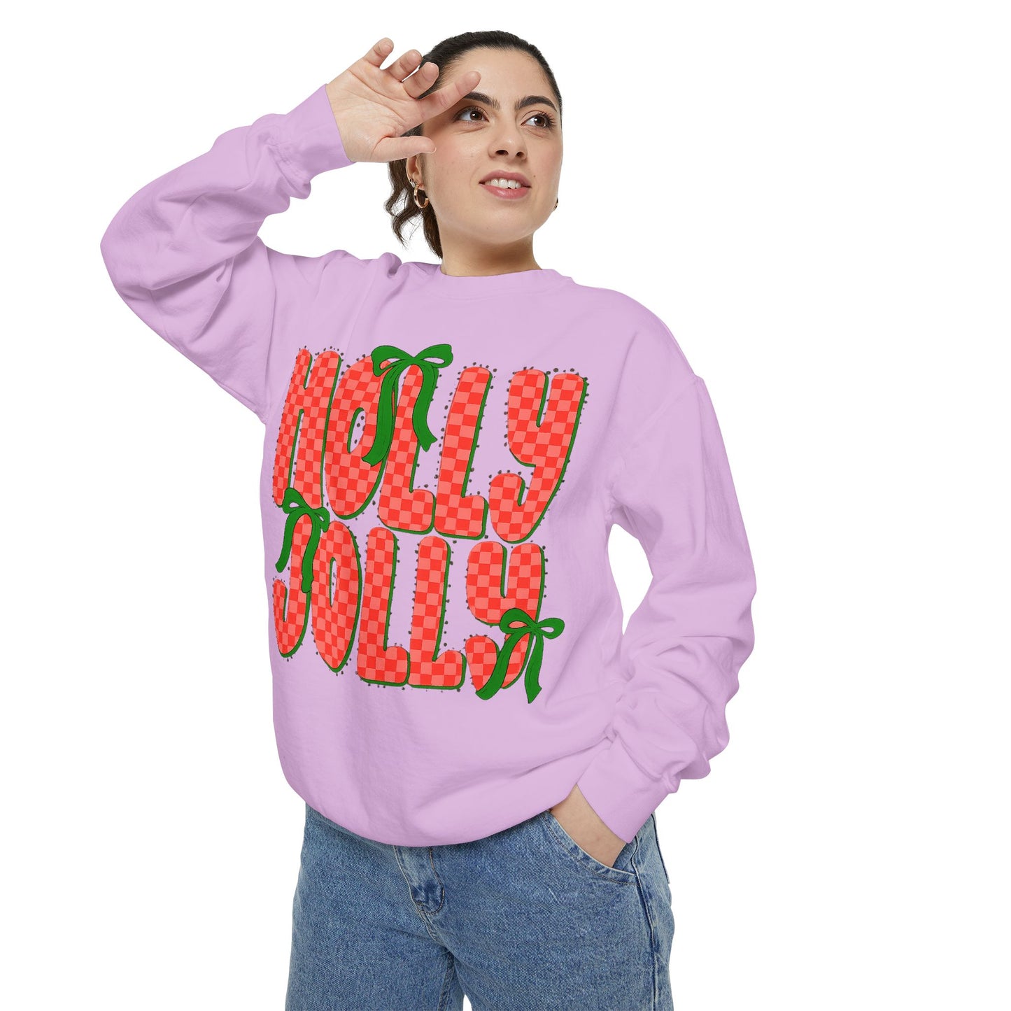 Holly Jolly Sweatshirt — Festive Christmas Holiday Pullover