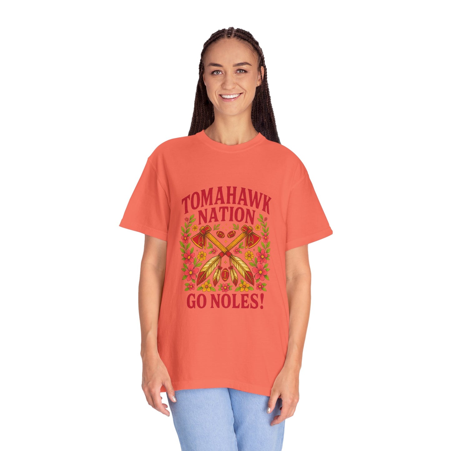 Tomahawk Nation Unisex T-shirt | Go Noles Vintage Style Tee, Perfect for Game Day, College Spirit Wear, Football Fans, Sports Apparel