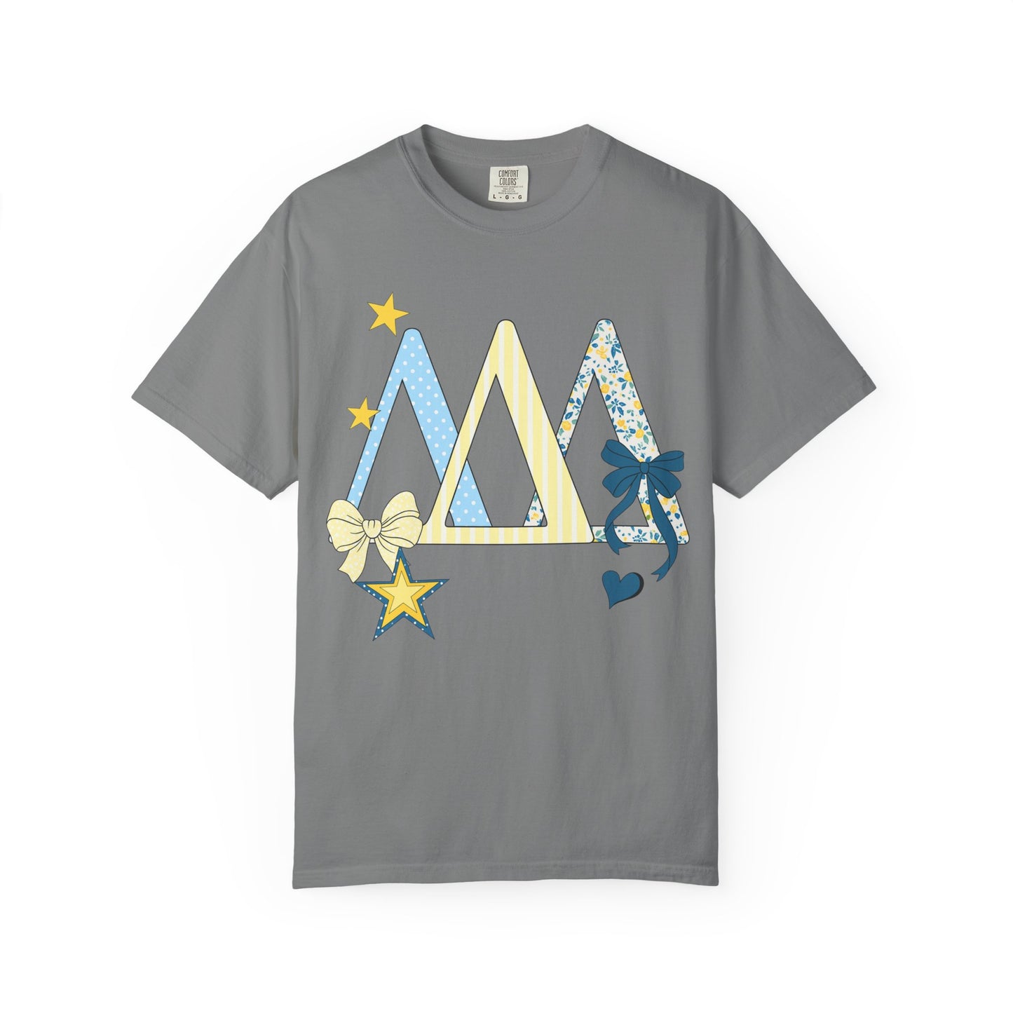 Whimsical yellow and blue Graphic T-Shirt