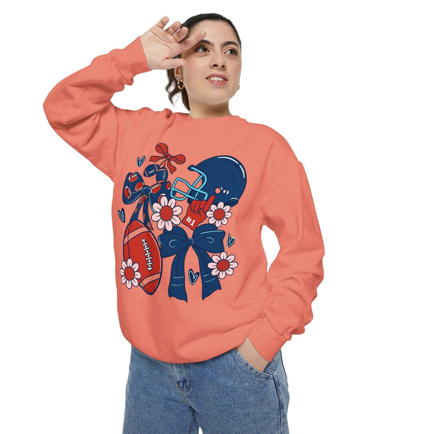 Football Game Day Unisex Sweatshirt - Comfort Colors