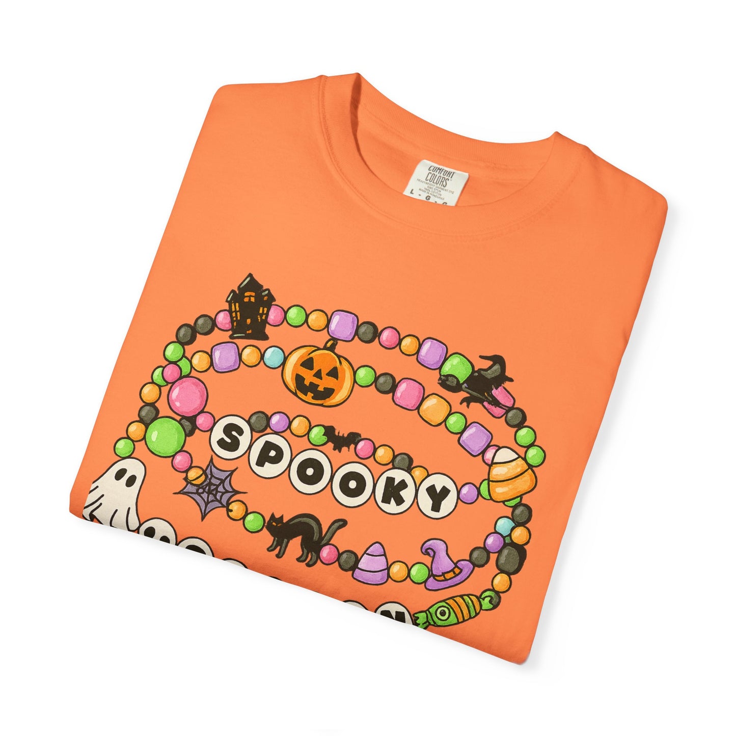 Spooky Season Friendship Bracelet T-shirt | Halloween Fun, Unisex Tee