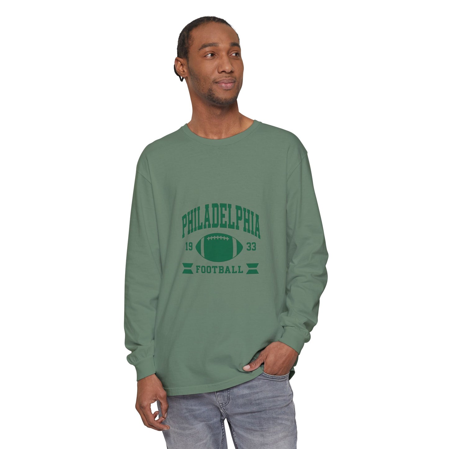 Vintage Philadelphia Football Long Sleeve T-Shirt