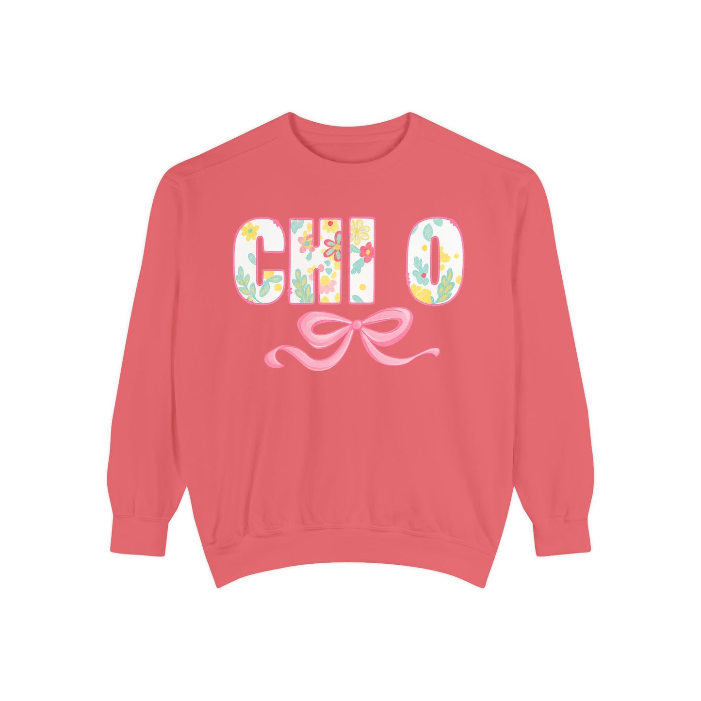 Colorful Floral Chill O Unisex Sweatshirt | Spring Fashion, Gift for Her