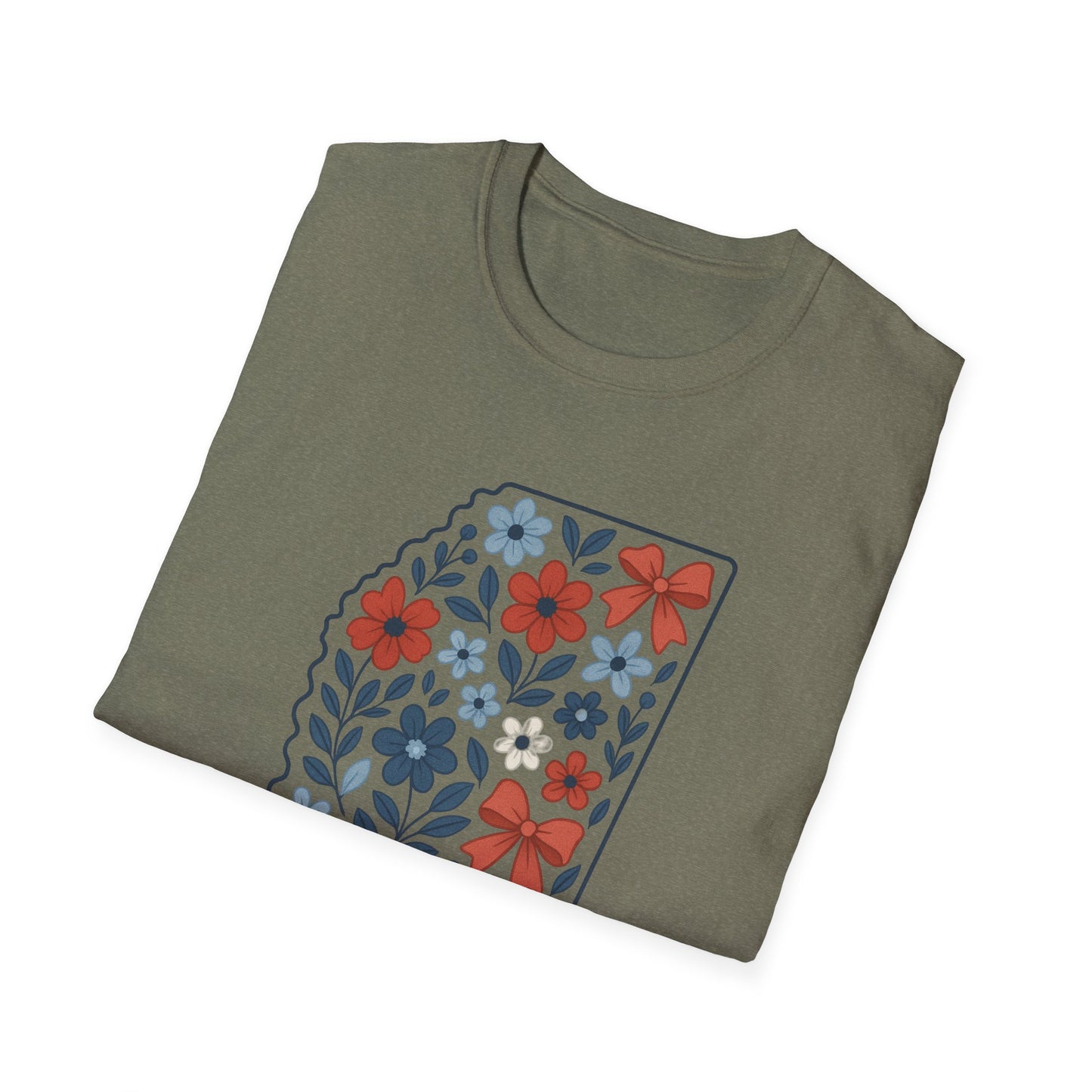 Mississippi Floral Unisex T-Shirt, Casual Tee, Gift for Her, Summer Apparel, Nature Lover Shirt, State Pride Clothing