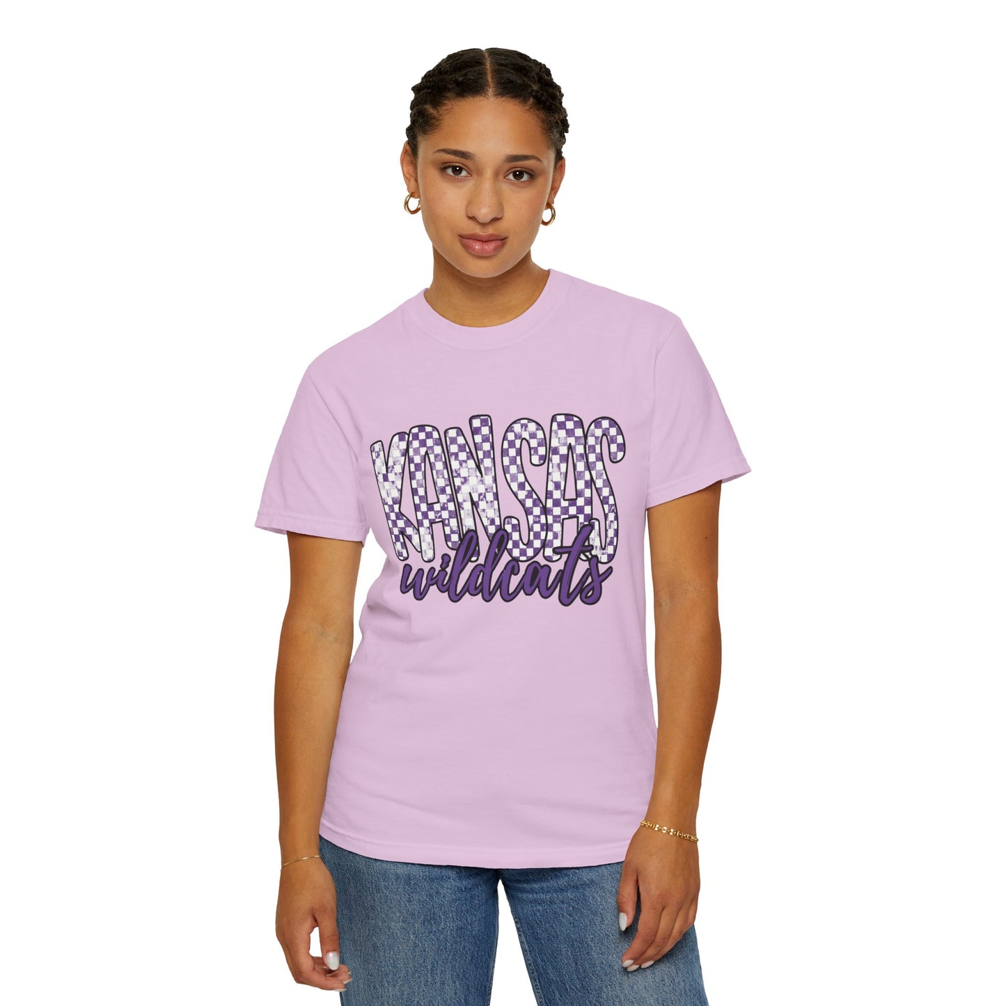 Kansas Wildcats Garment-Dyed T-Shirt | Unisex College Apparel
